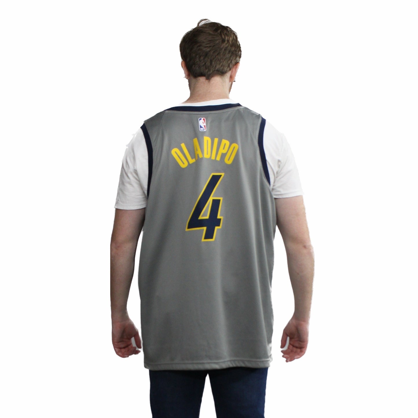 Pacers Oladipo Gray Jersey