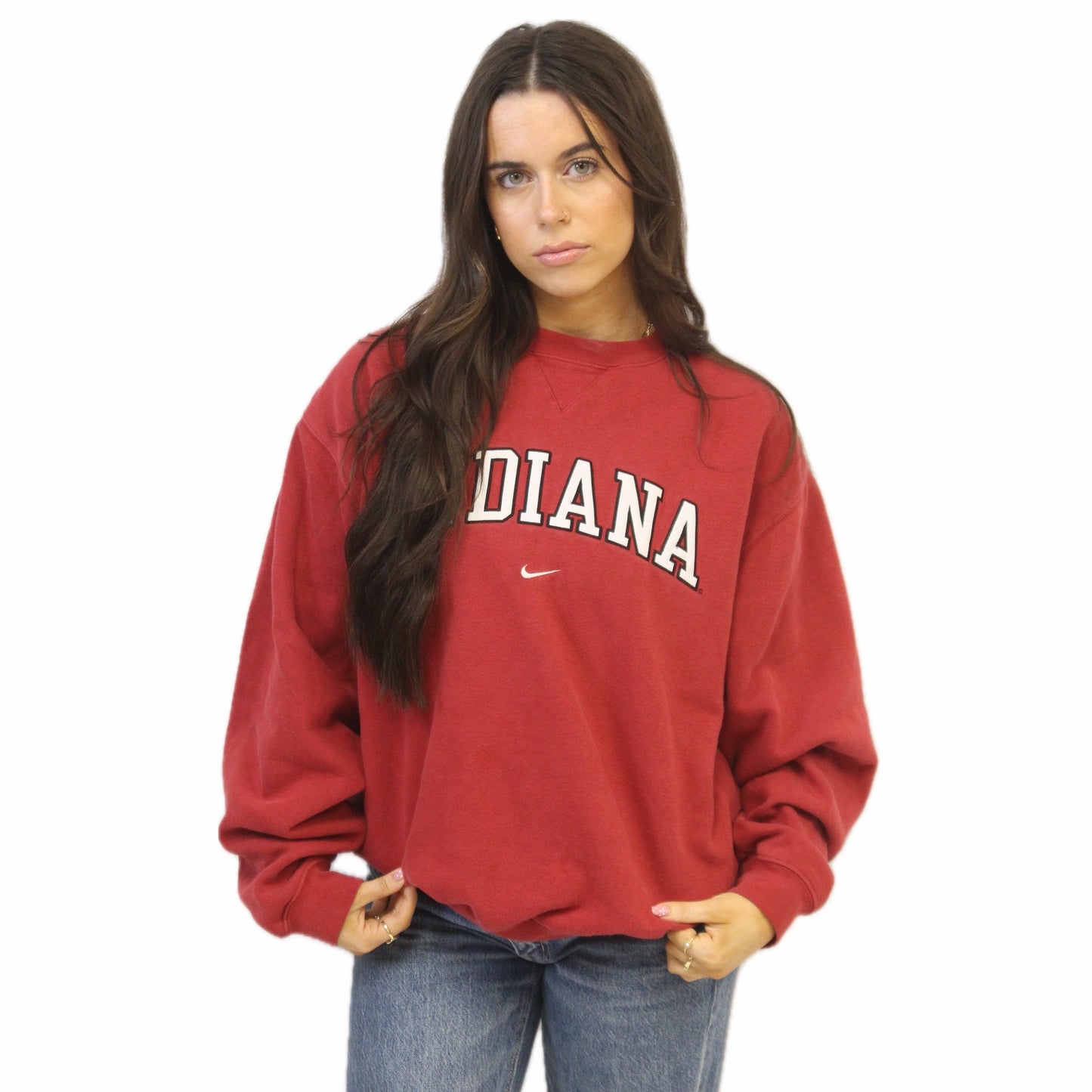 Indiana Vintage Nike Center Swoosh Crewneck