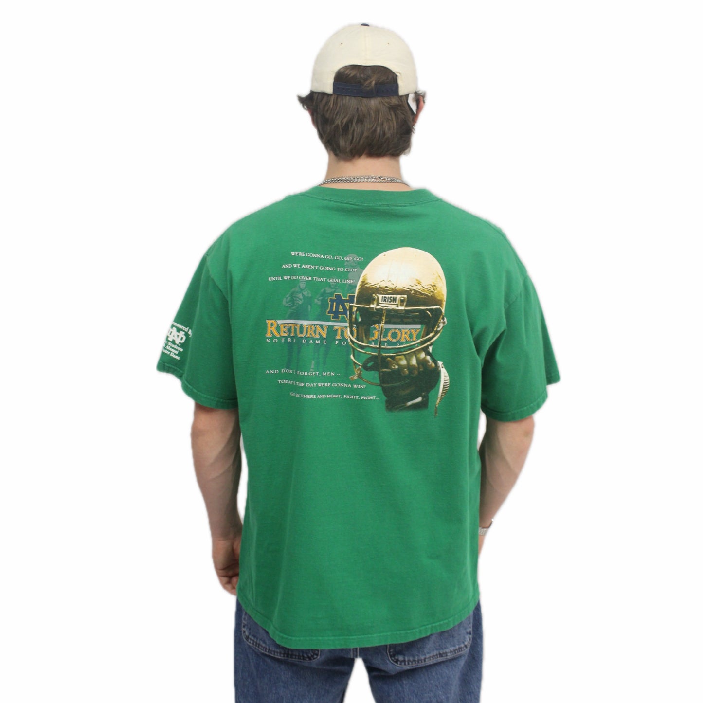 Notre Dame Vintage Football Tee