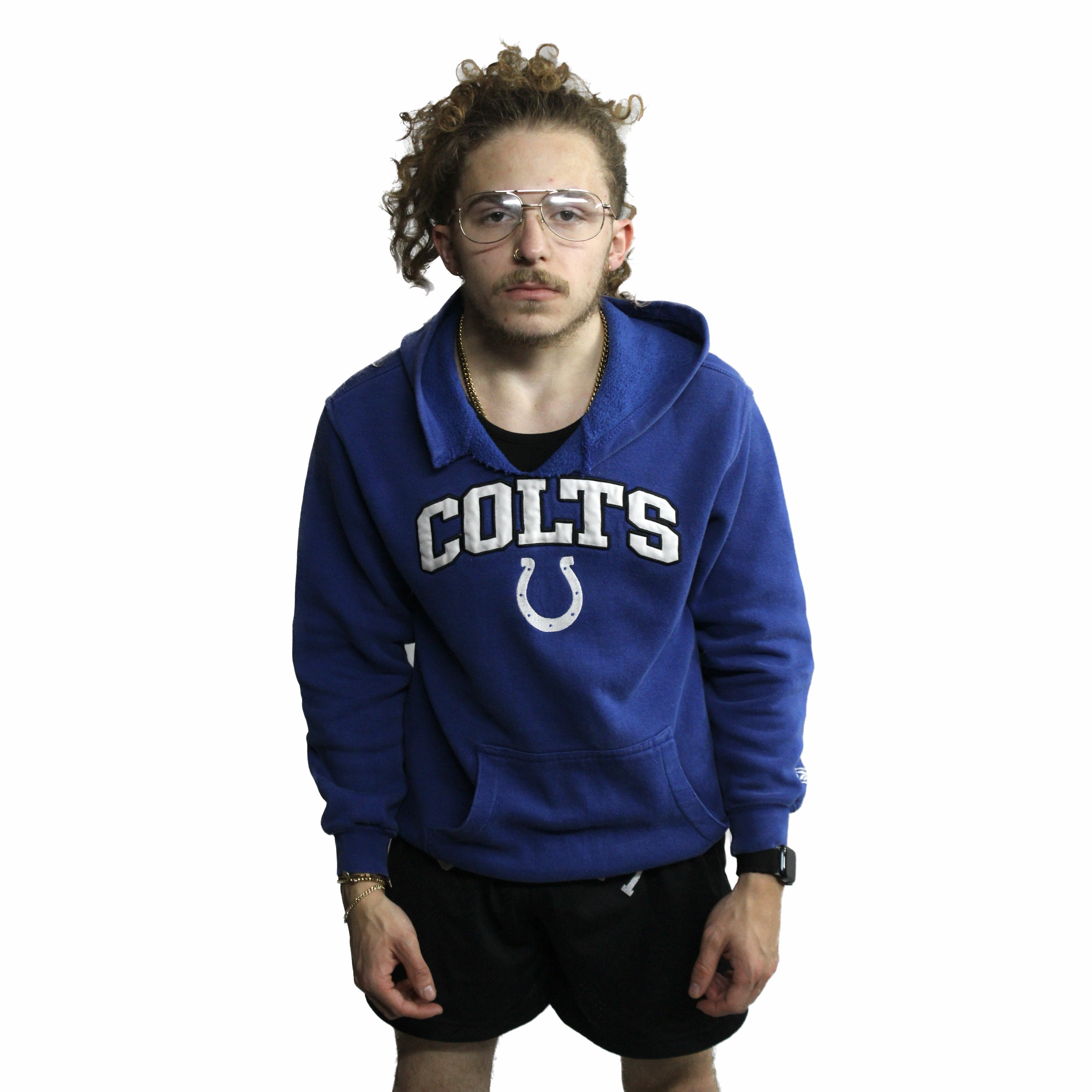 Colts Cut Neck Hoodie