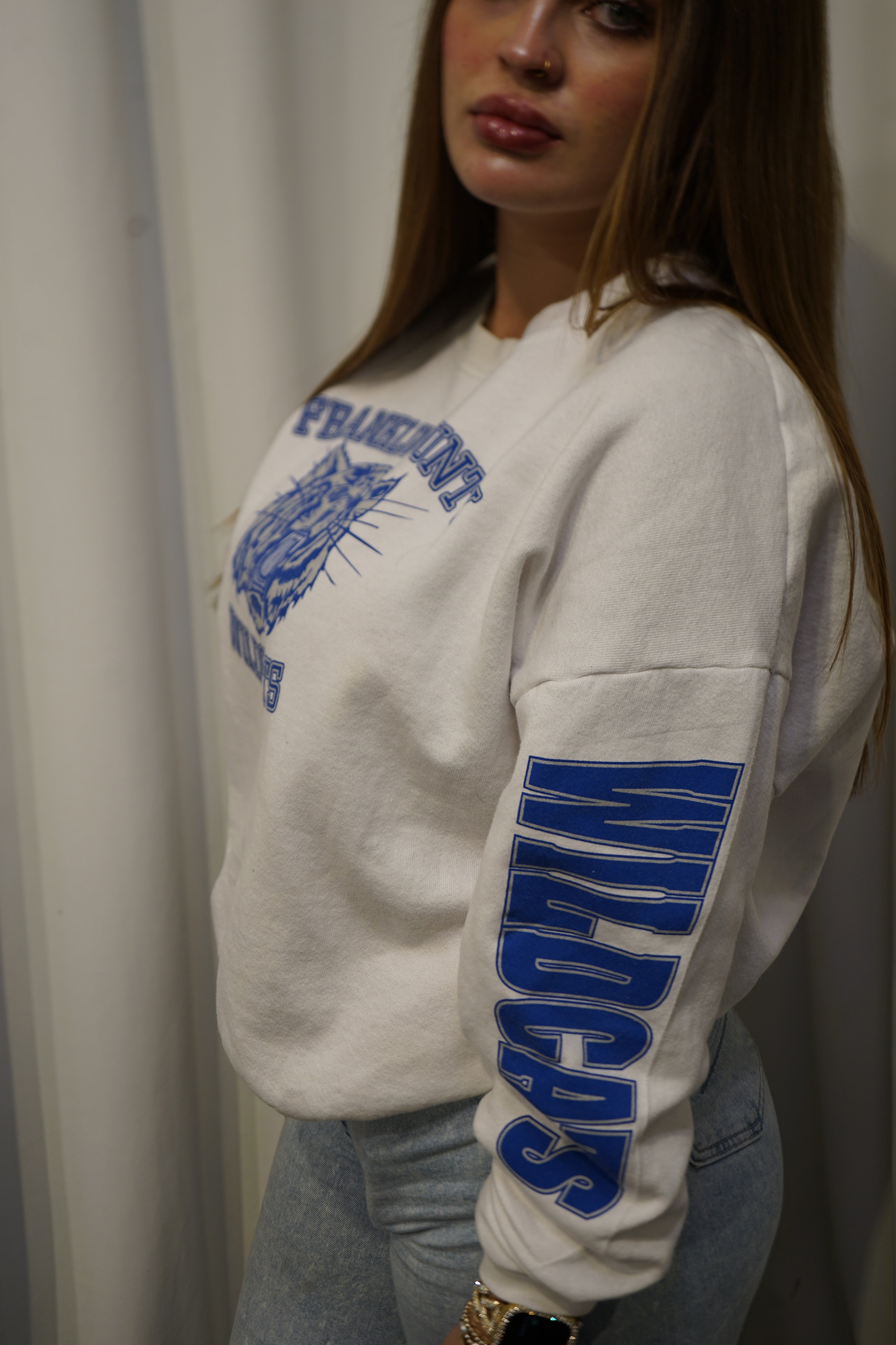Franklin County Wilcats 90s Crewneck