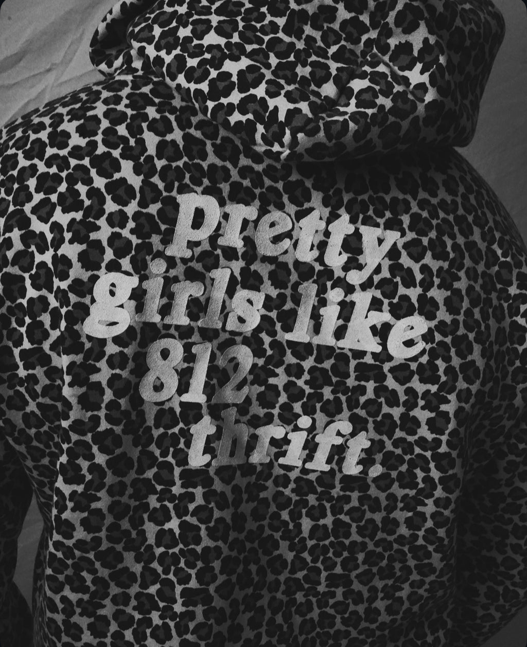 Black Cheetah Pretty Girls Hoodie