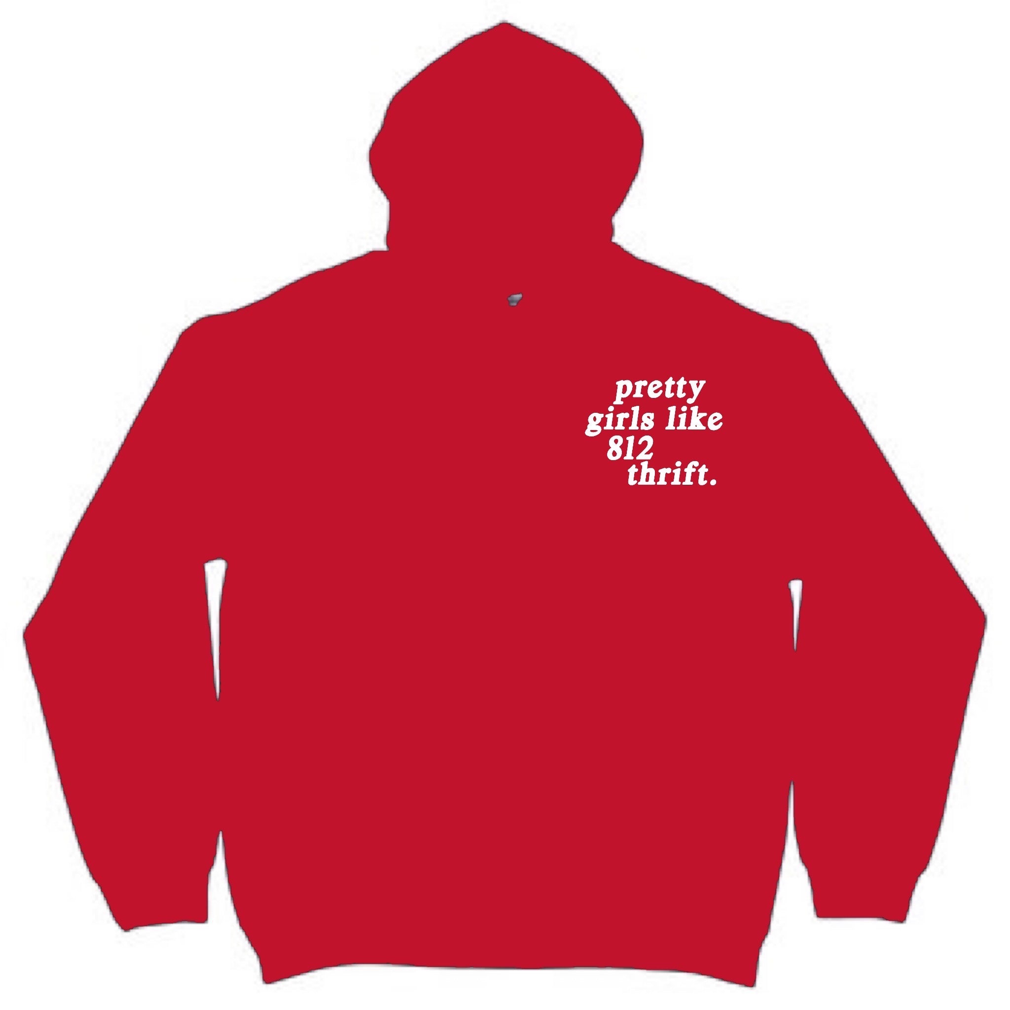 Red Pretty Girls Hoodie