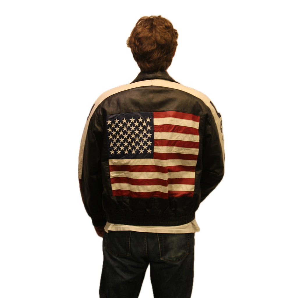 Vintage Urban Tan USA Leather Jacket