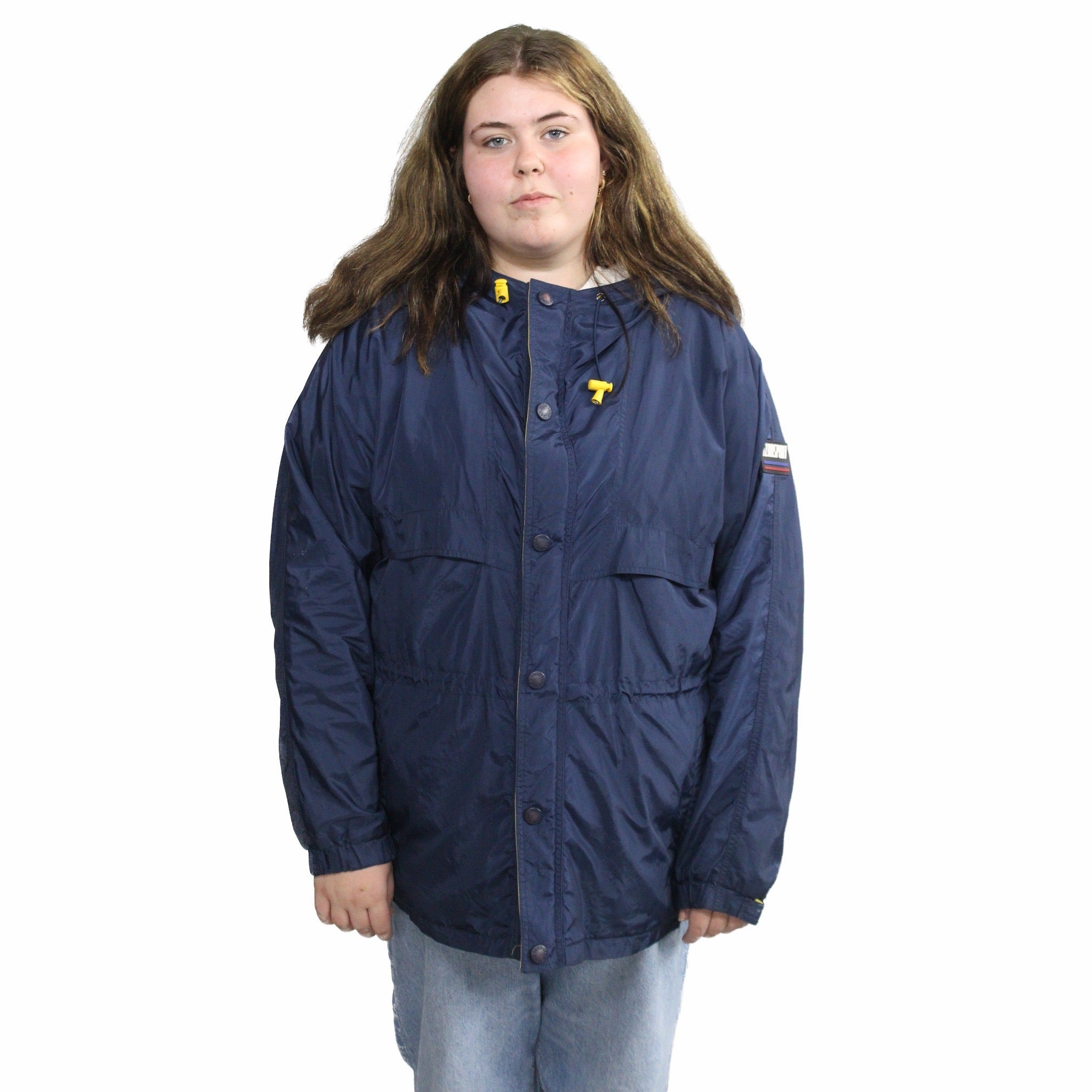 IZOD Vintage Navy Rain Jacket