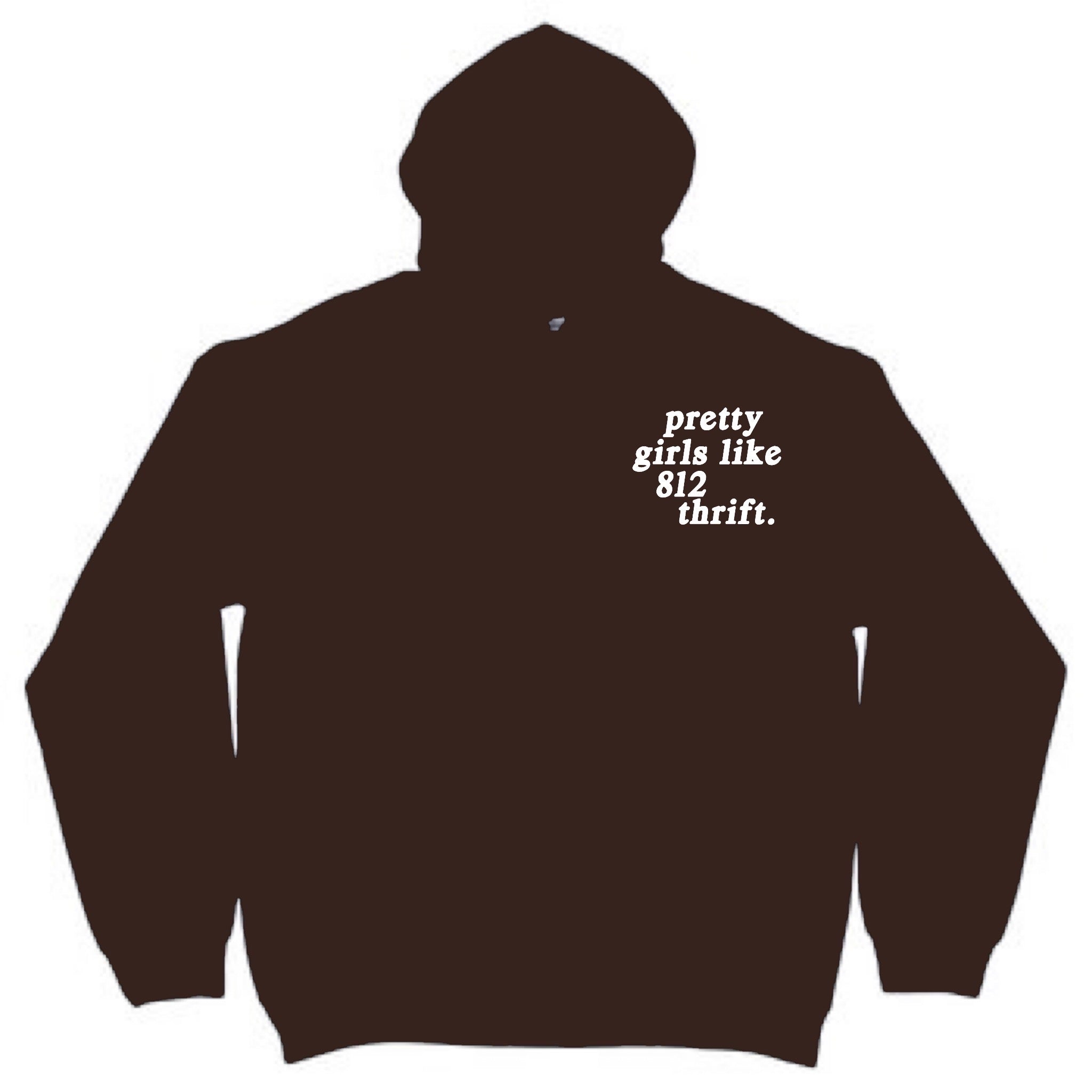 Chocolate Pretty Girls Hoodie