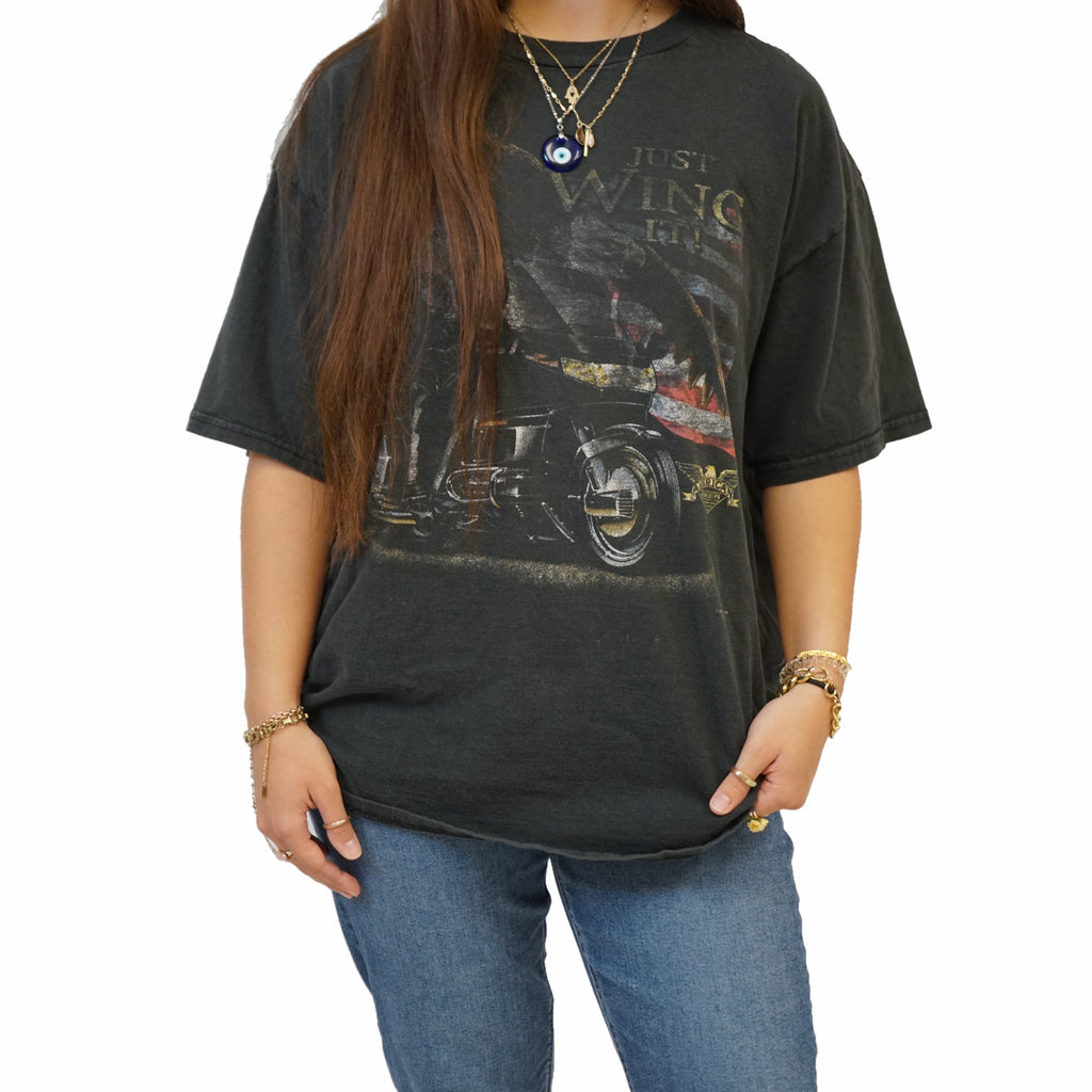 American Biker Faded Tee