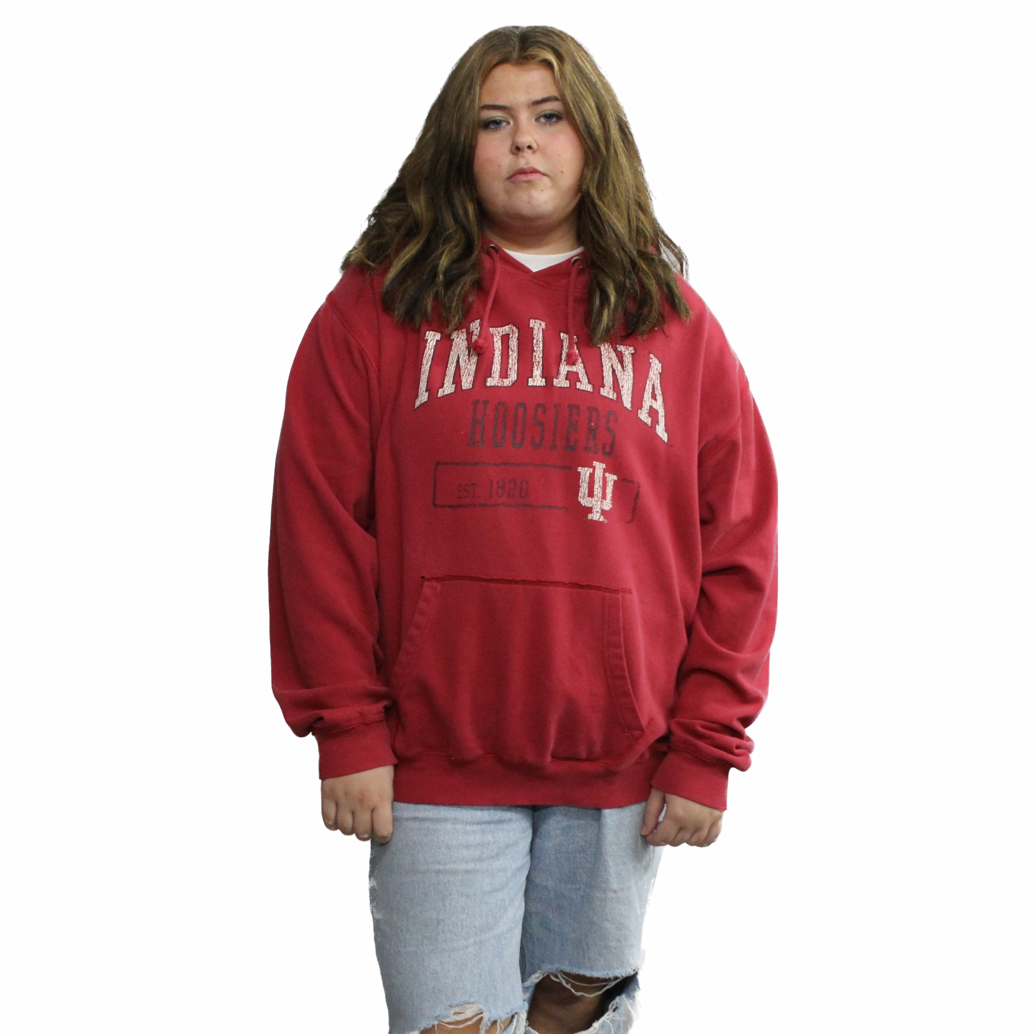 IU Faded Hoodie