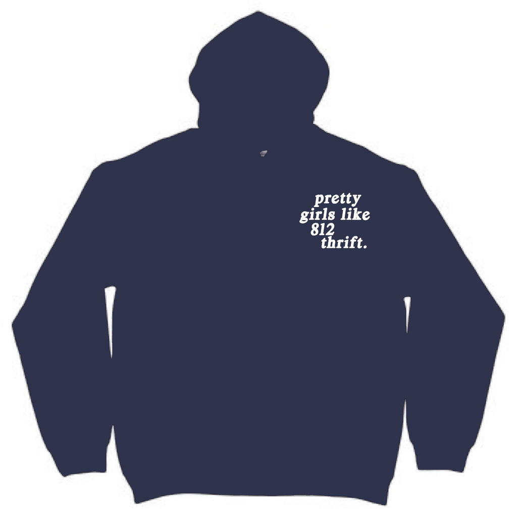 Navy Pretty Girls Hoodie