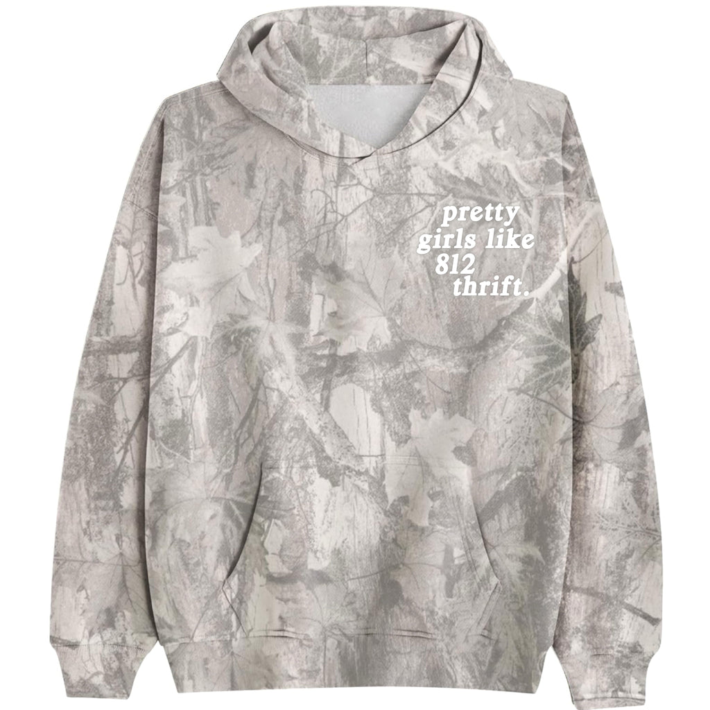 White Camo Pretty Girls Hoodie
