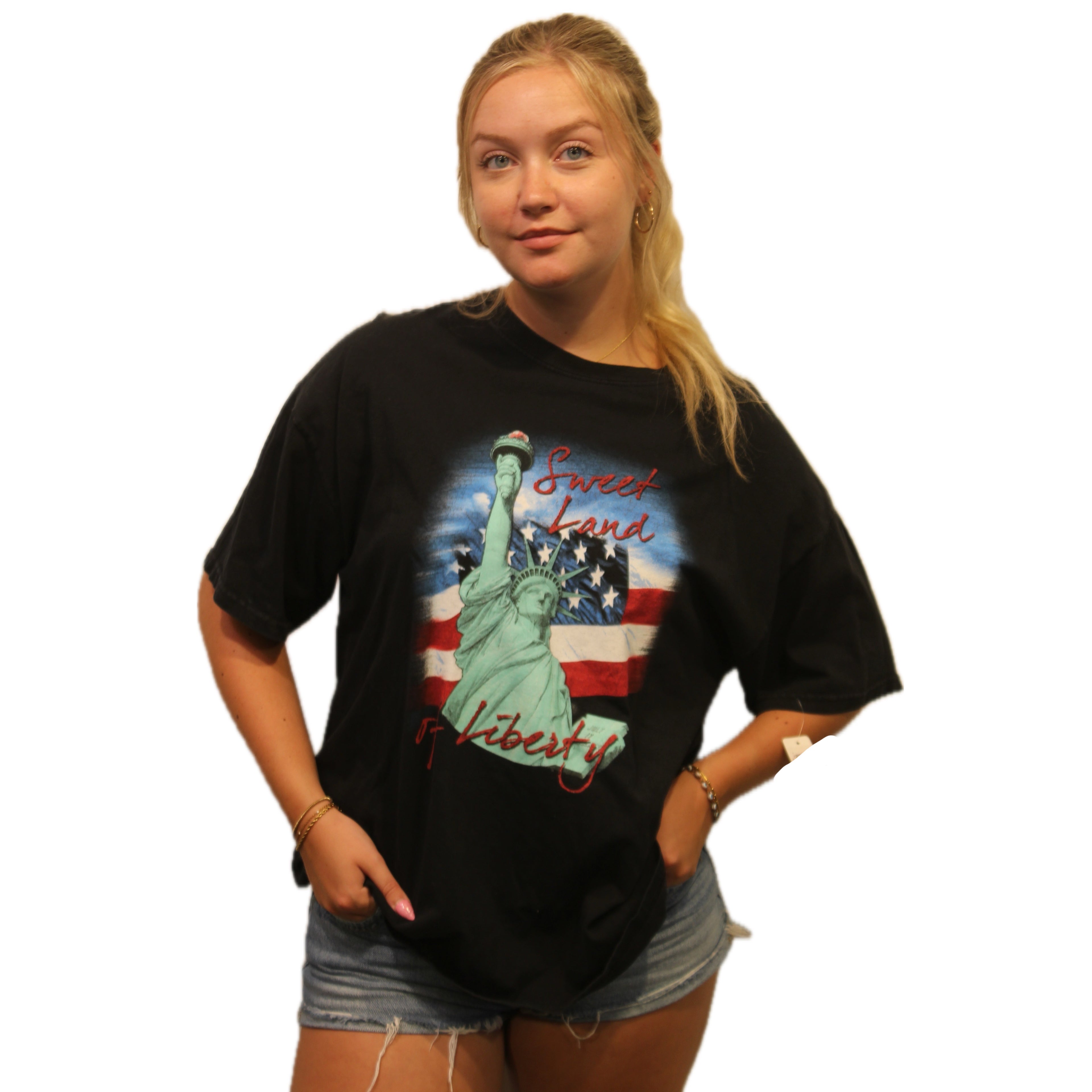 Vintage 00s Statue of Liberty Tee