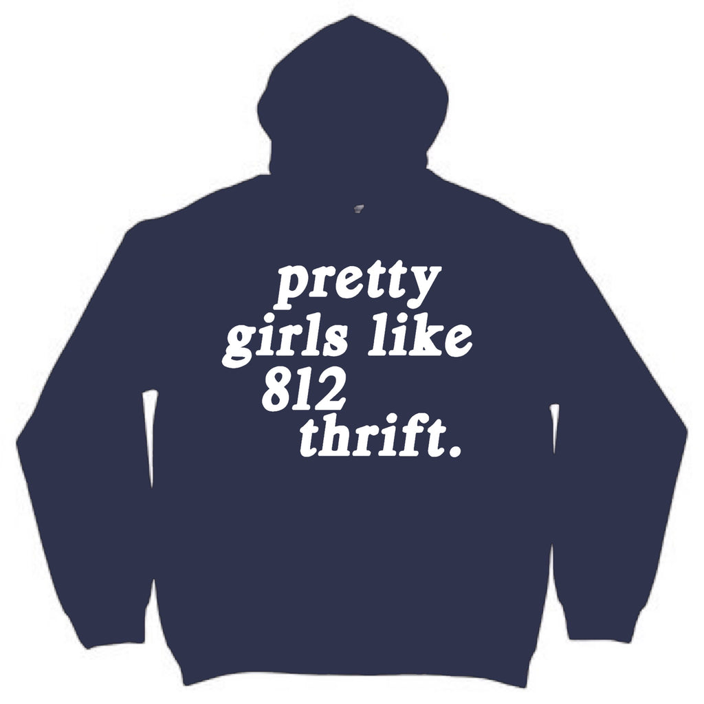 Navy Pretty Girls Hoodie