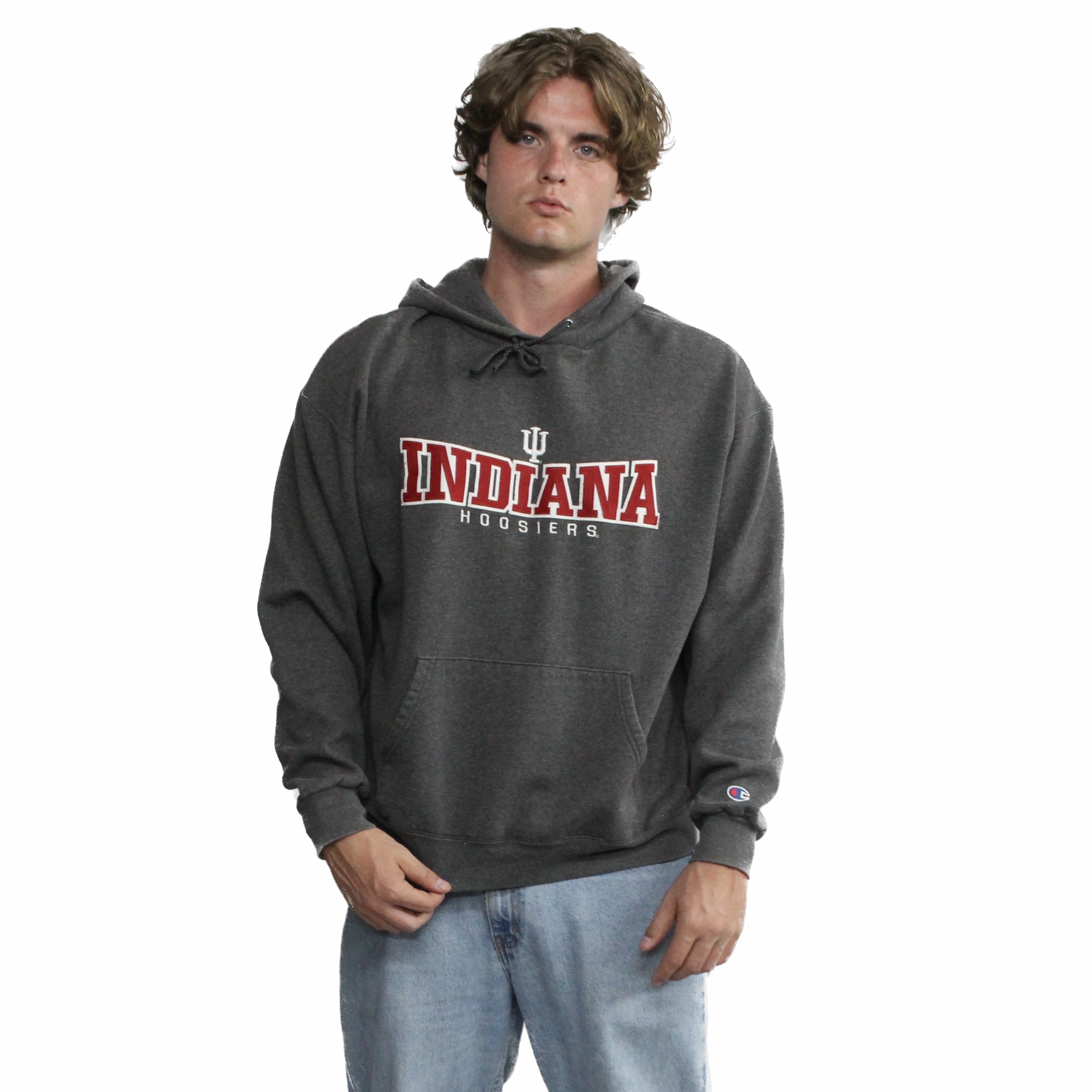 IU Gray Champion Hoodie