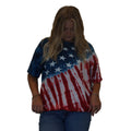 Vintage Liquid Blue American Flag Tee