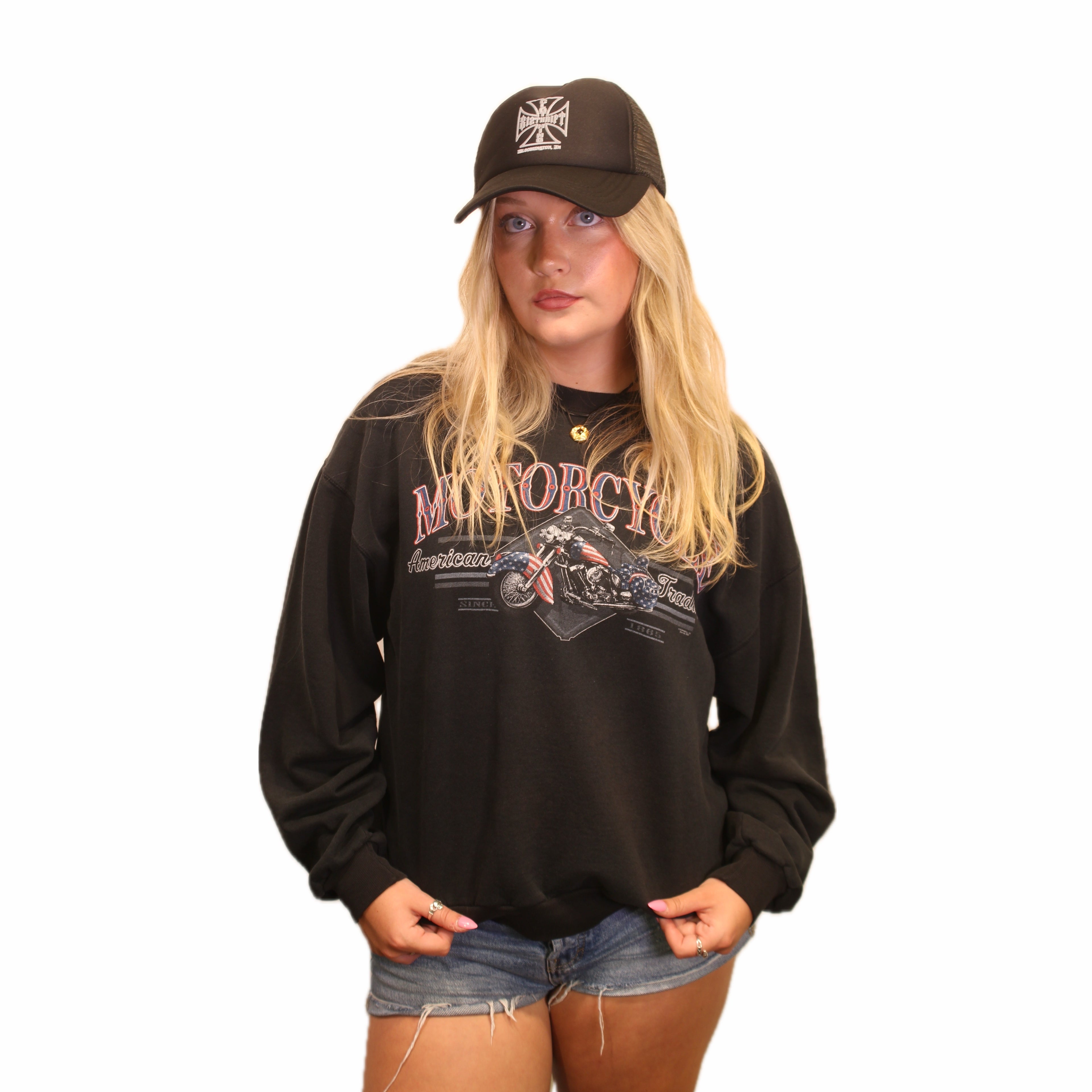 Vintage Motorcycle Crewneck
