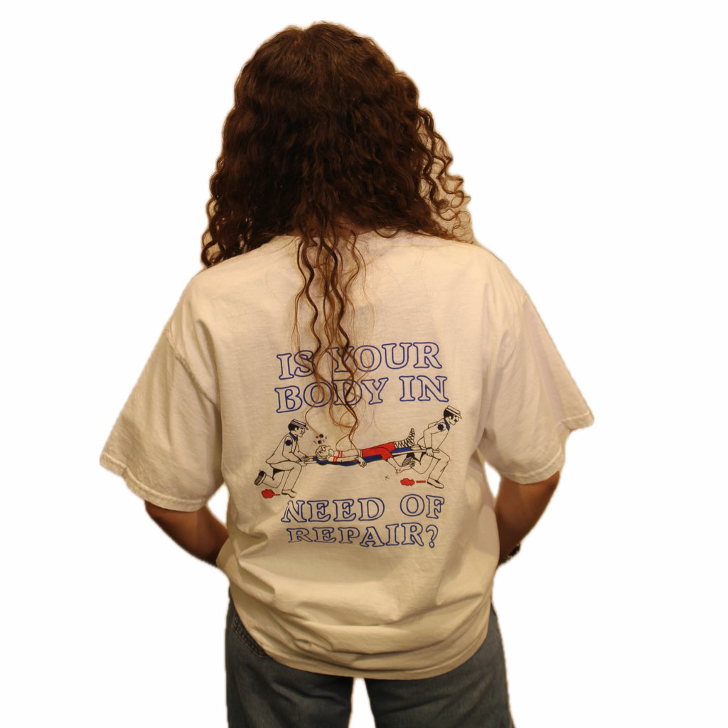 Vintage Mills Body Shop Evansville Tee