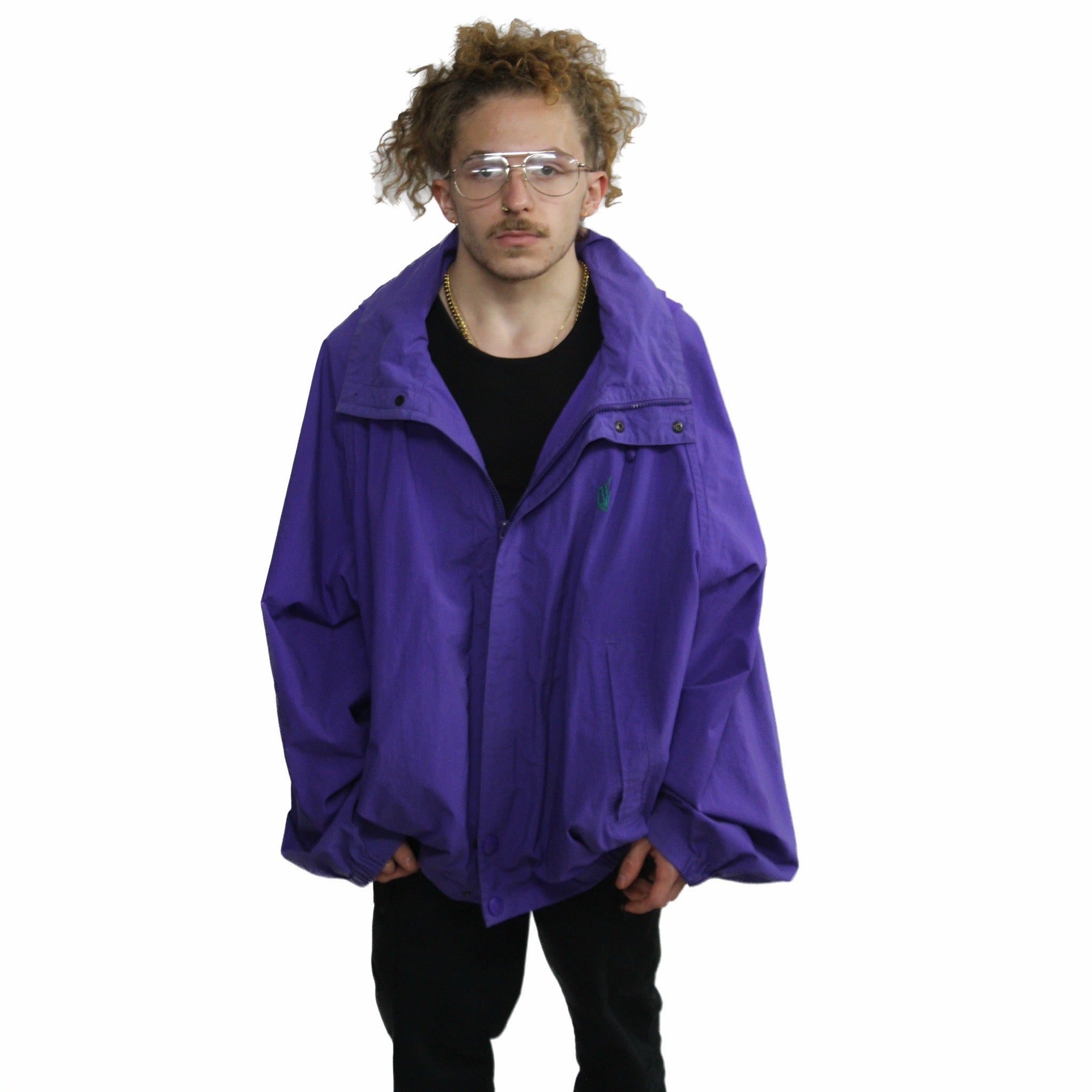 Nautica Vintage Purple Zip-Up Jacket