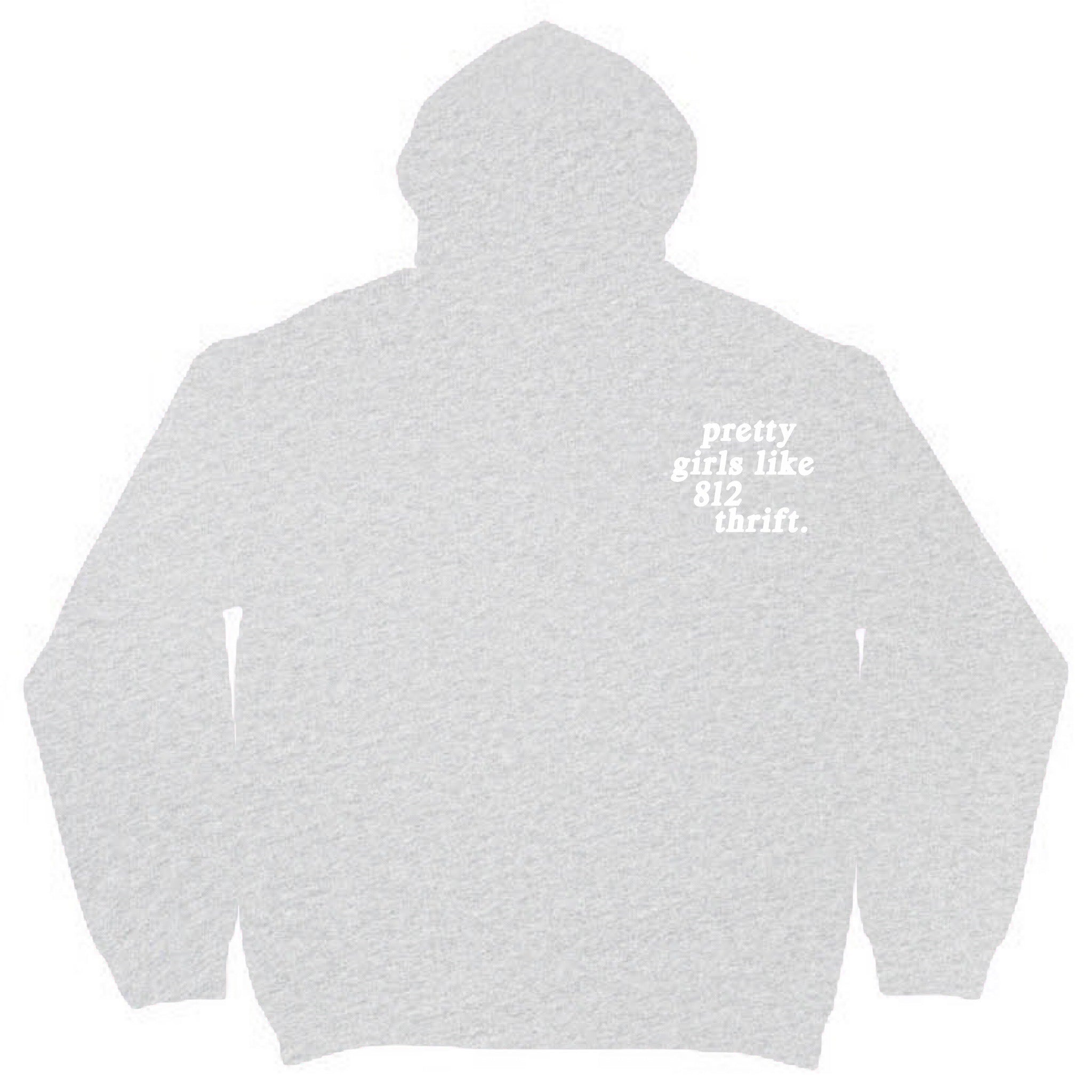 Gray Pretty Girls Hoodie