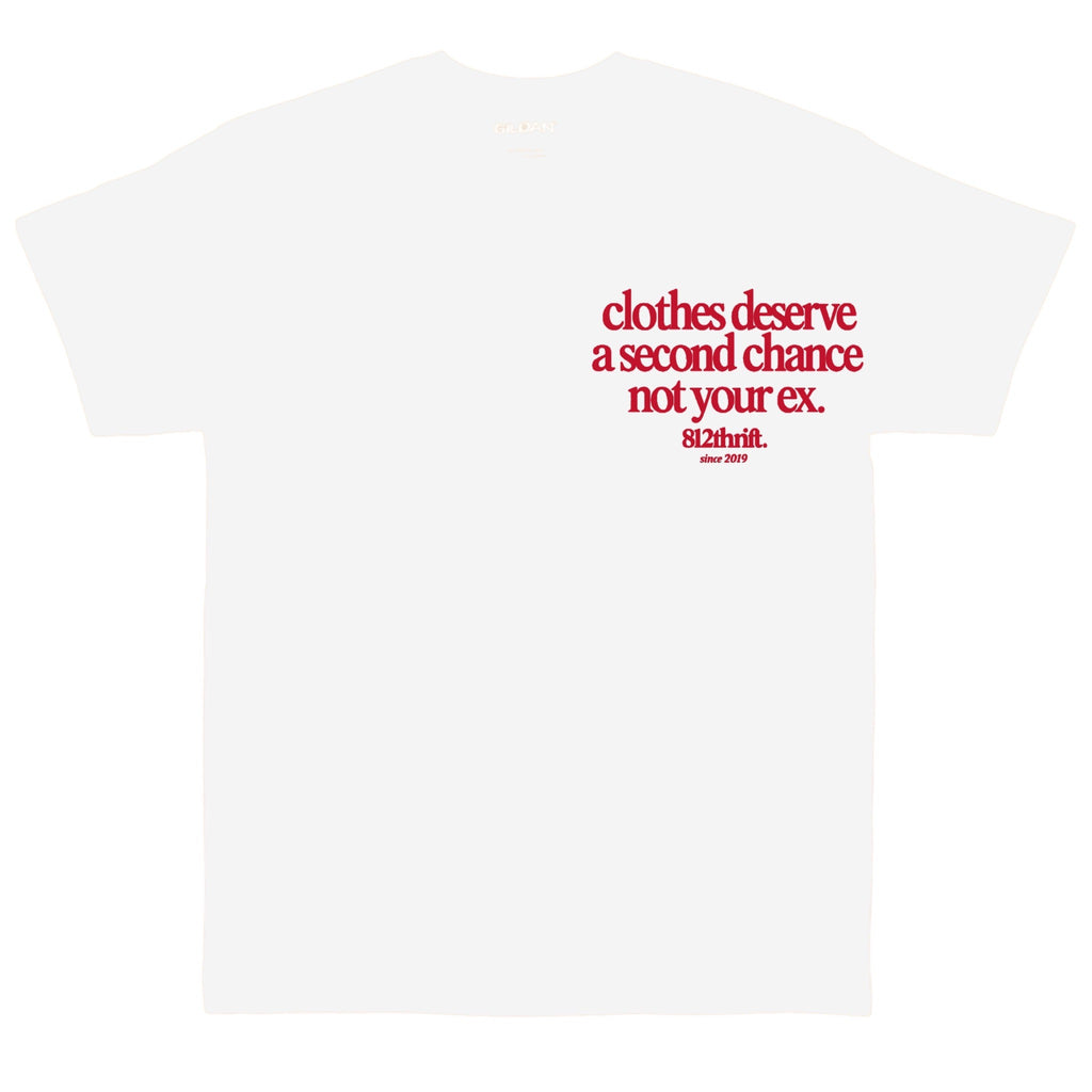 Clothes Deserve A Second Chance White Tee