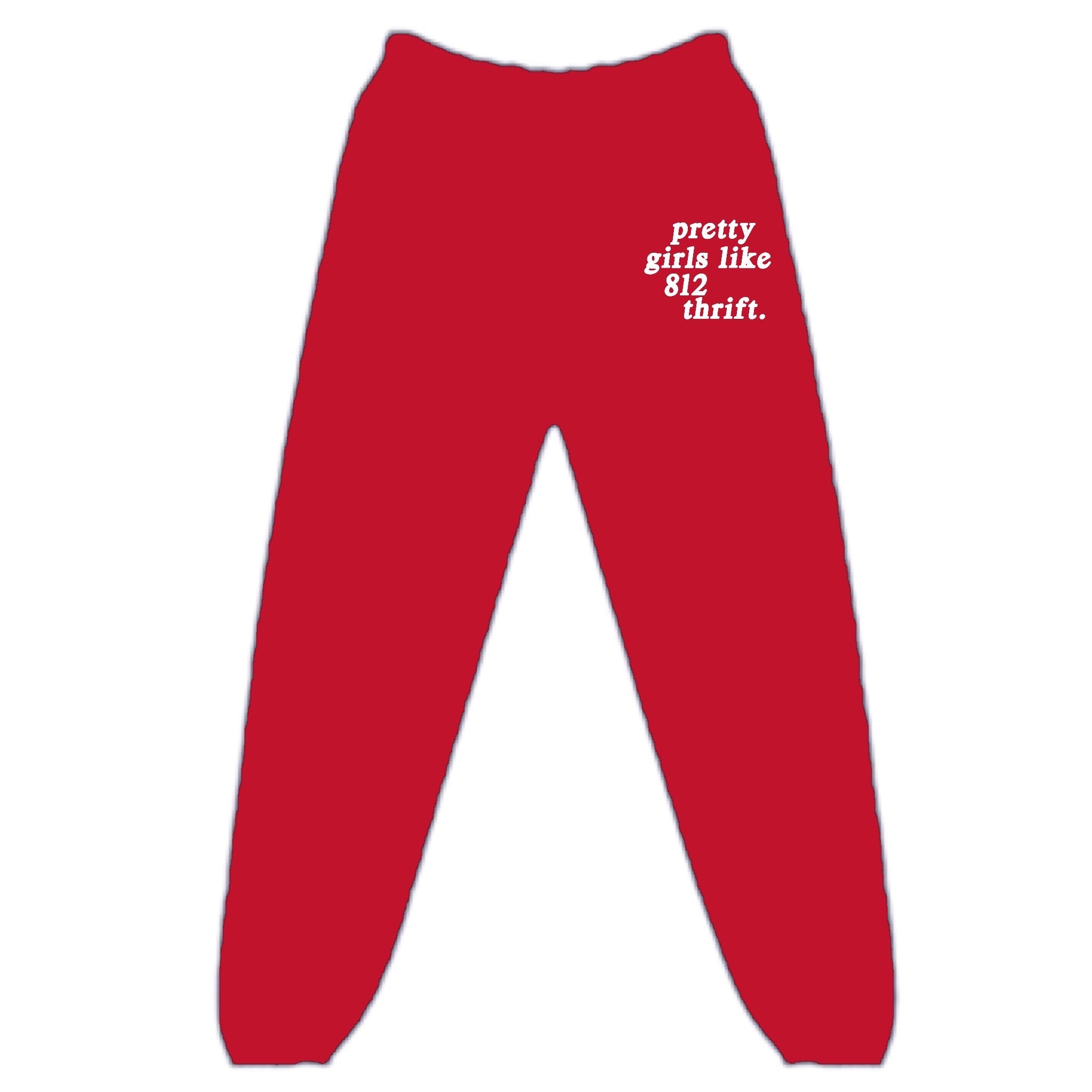 Red Pretty Girls Sweatpants