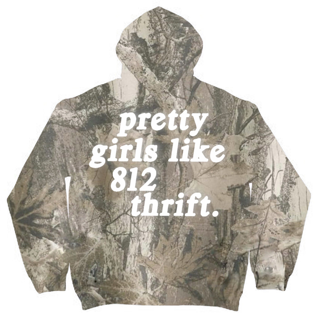 Light Brown Camo Pretty Girls Hoodie