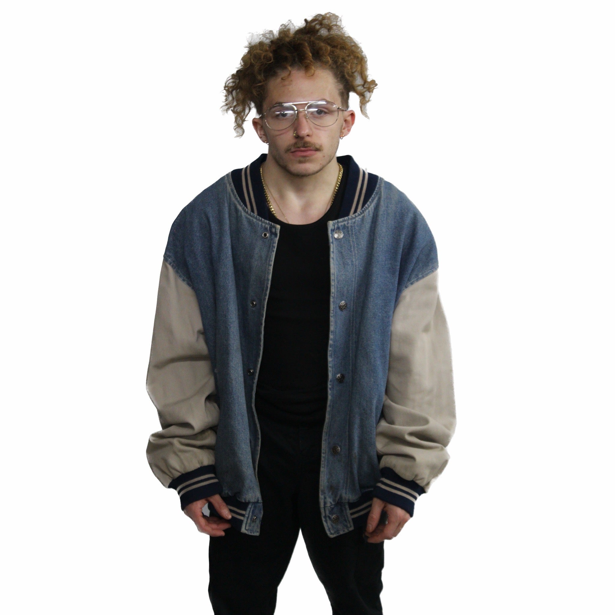 Hartwell Vintage Jean Bomber Jacket