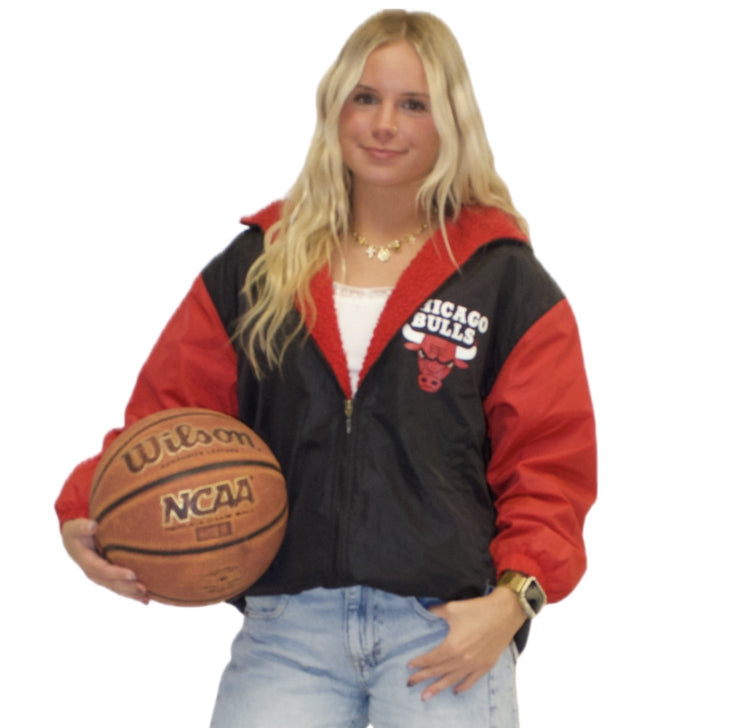Chicago Bulls Fur-Line Jacket