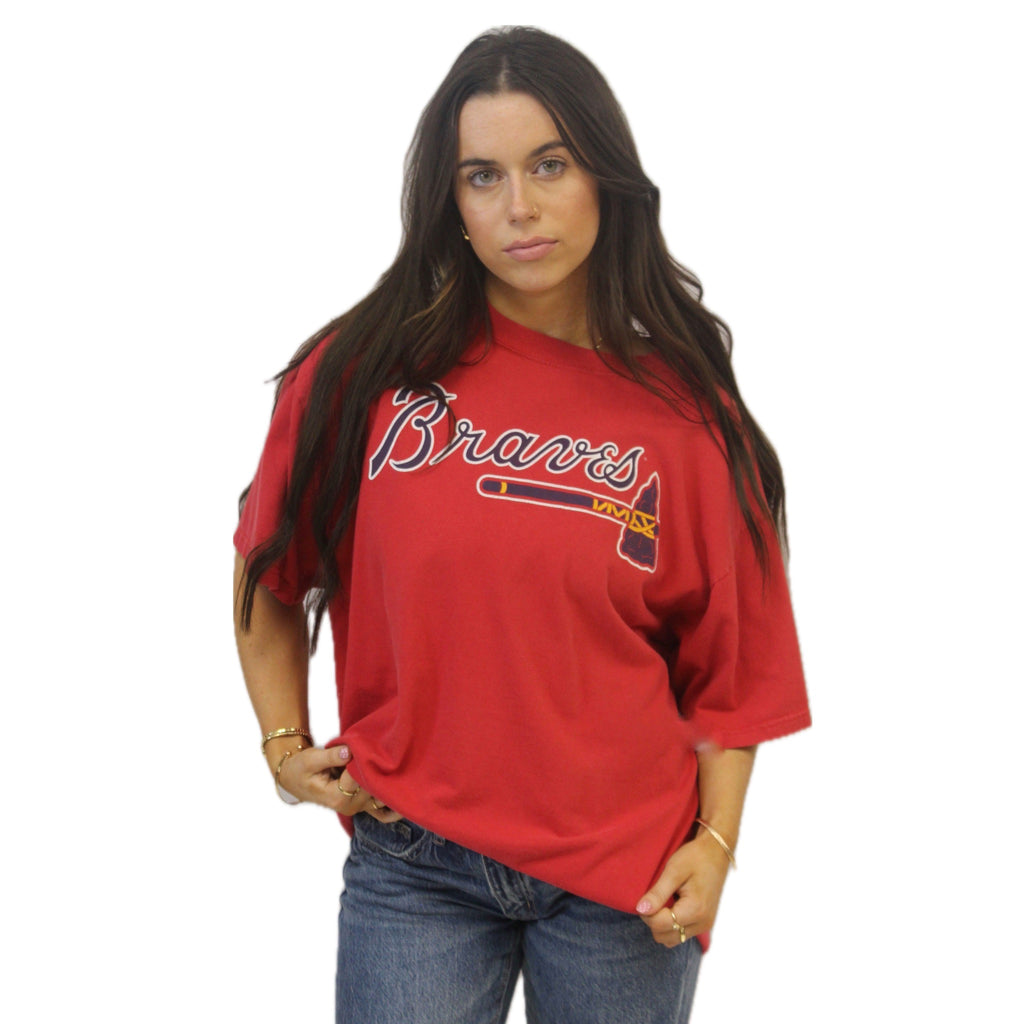 Atlanta Braves Red Chipper Jones Tee