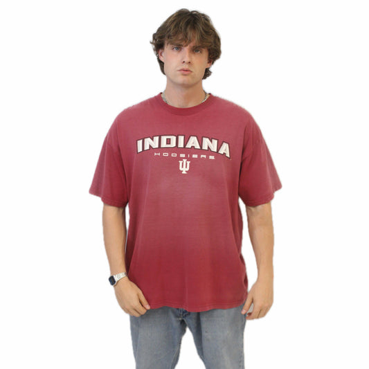 Indiana Vintage Faded Block Tee