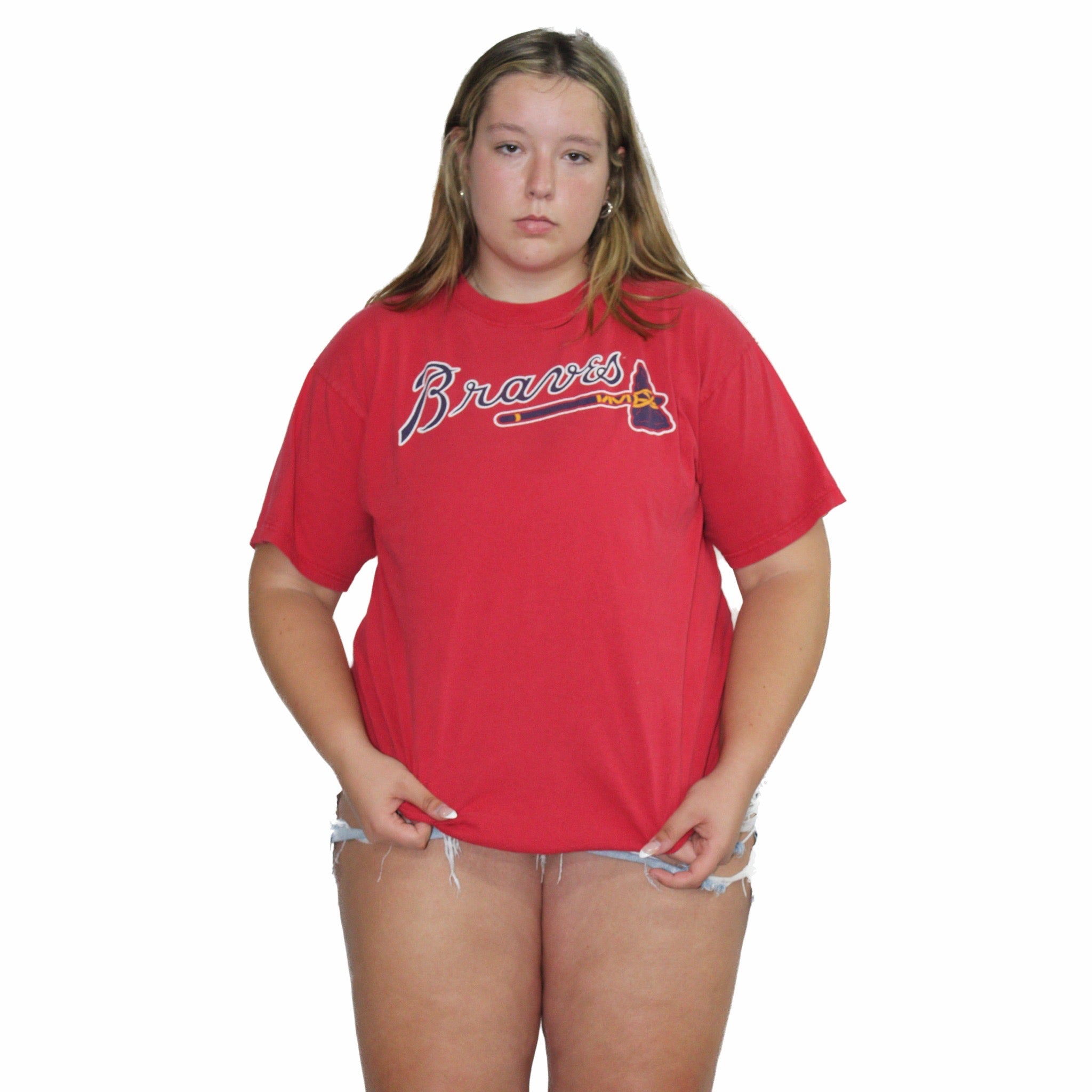 Atlanta Braves Red Chipper Jones Tee