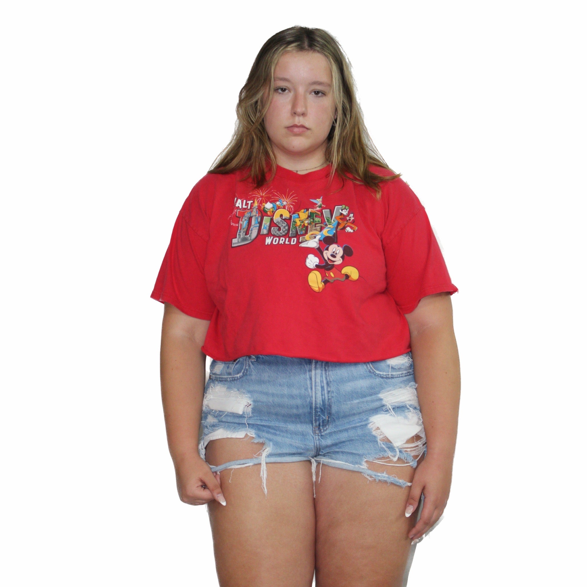 Disney World Cropped Tee