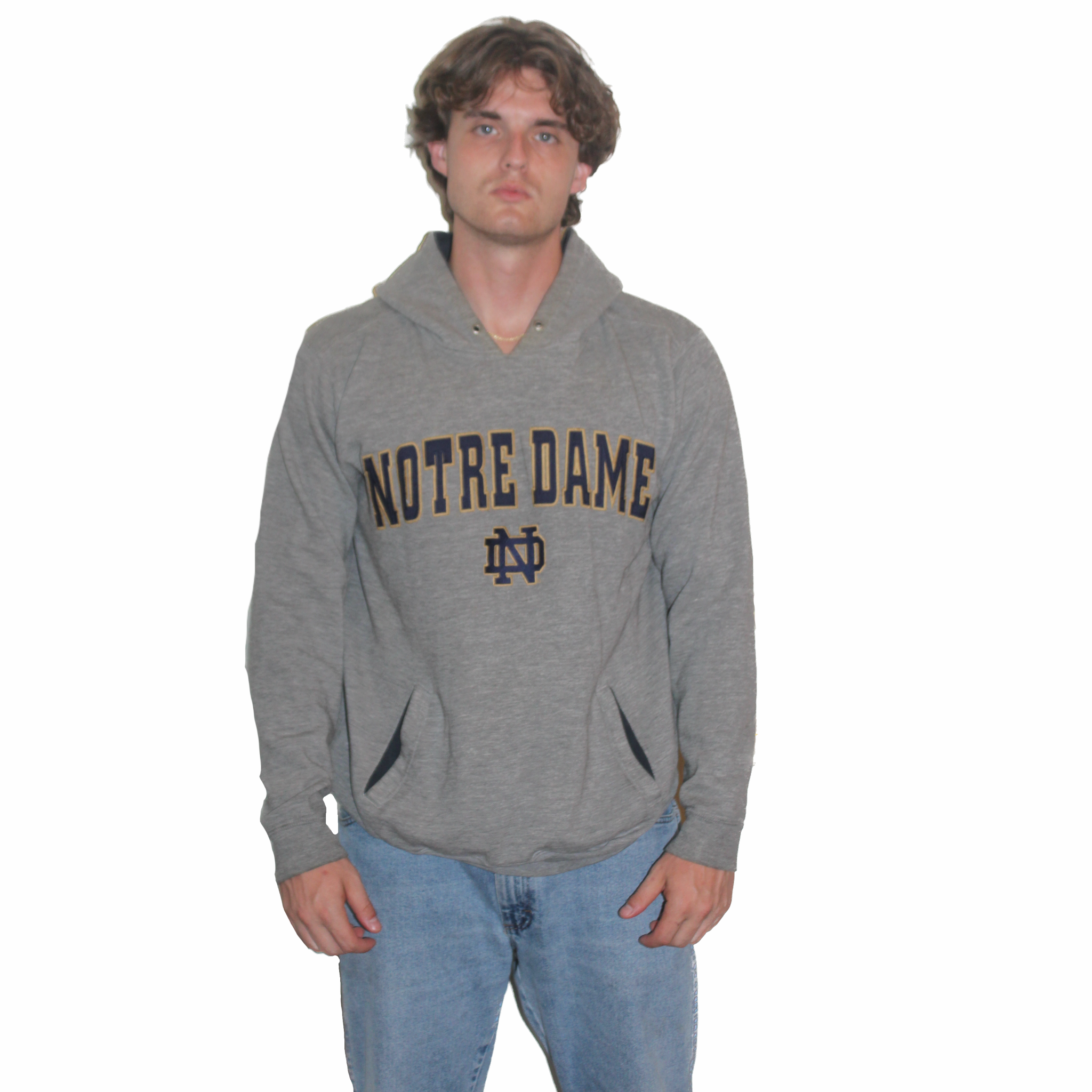 Notre Dame Gray Hoodie