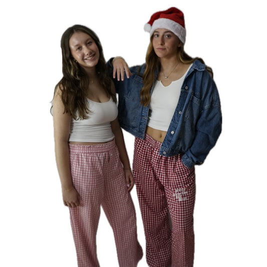 812 Pajama Pants (Pink & White)