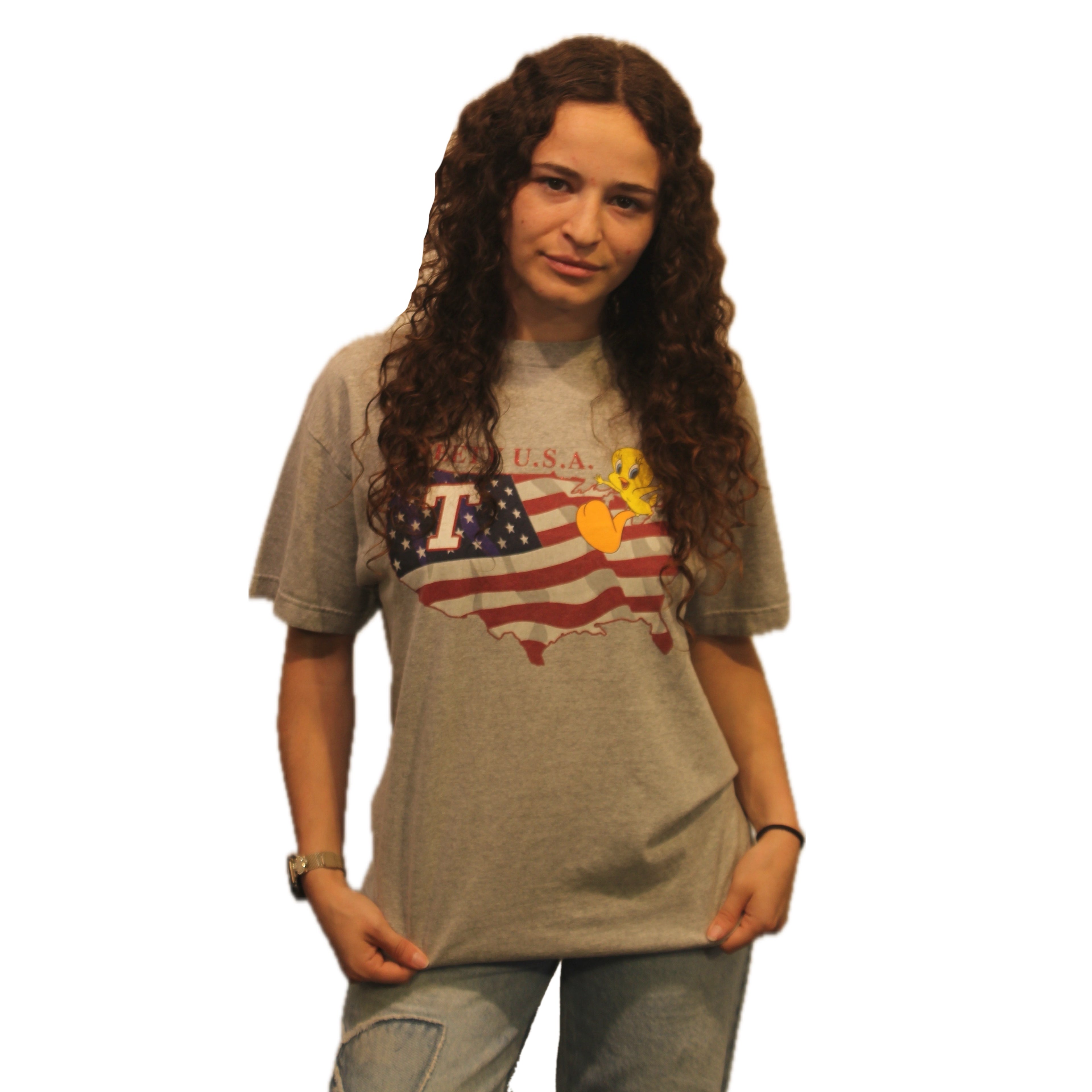 Vintage 00s Tweety USA Tee