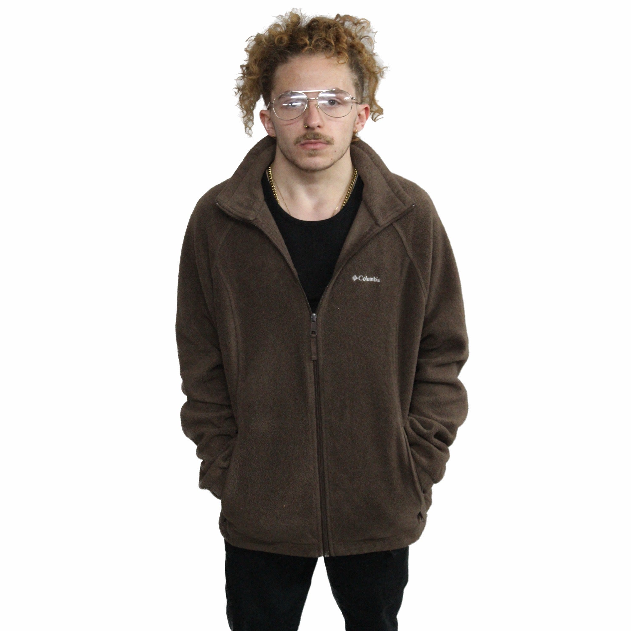 Columbia Brown Full-Zip Jacket