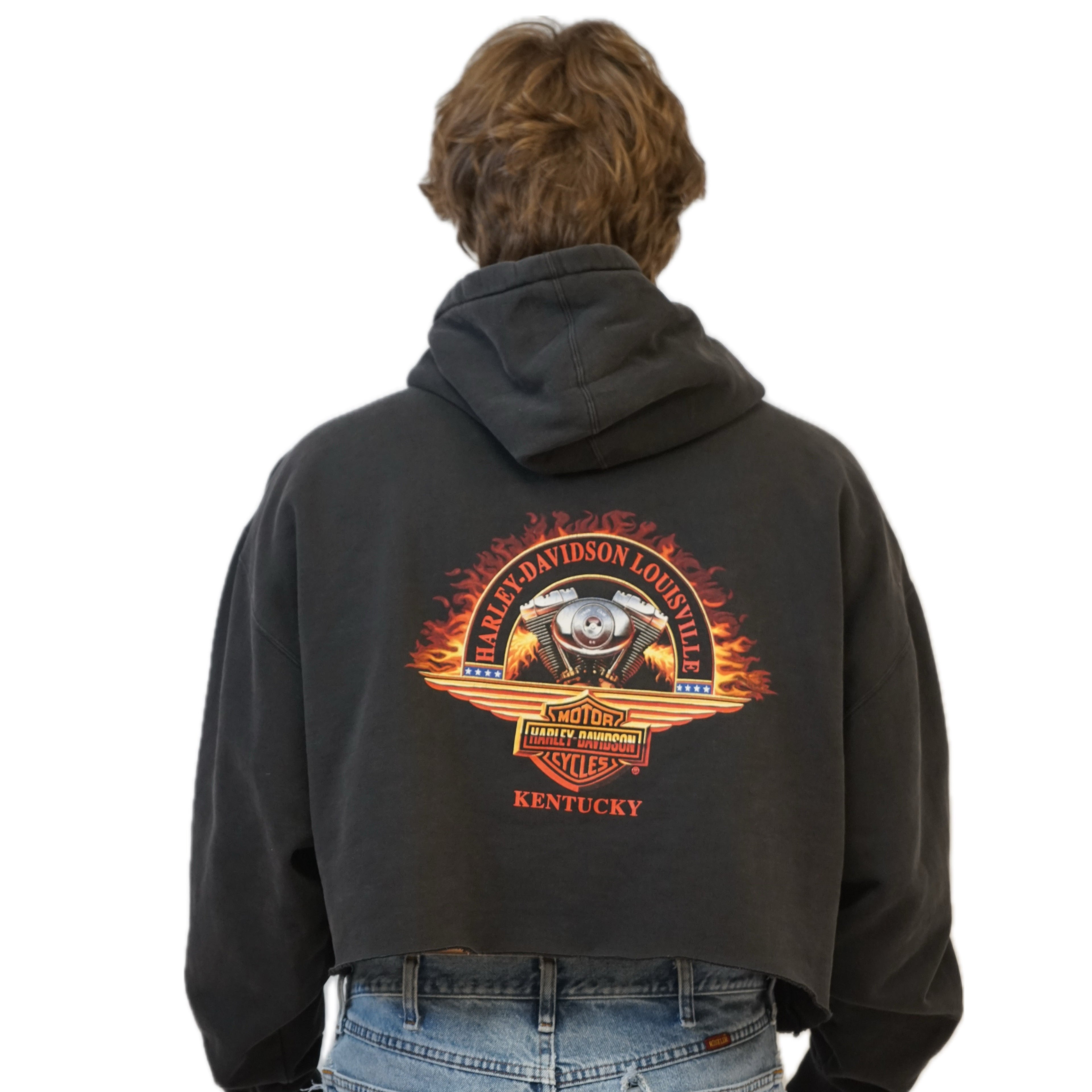 Harley Cropped Louisville Hoodie