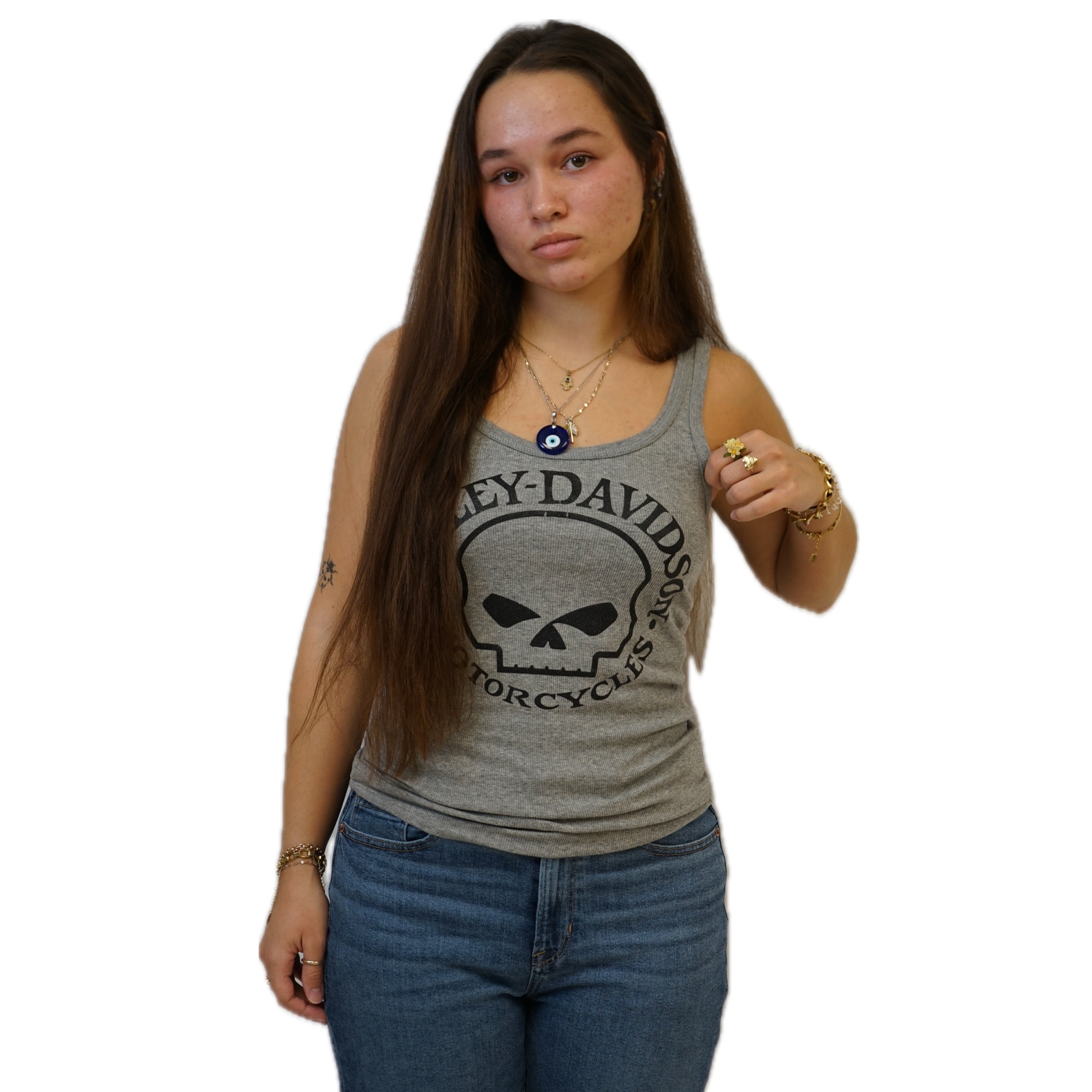Harley Grey Tank Top
