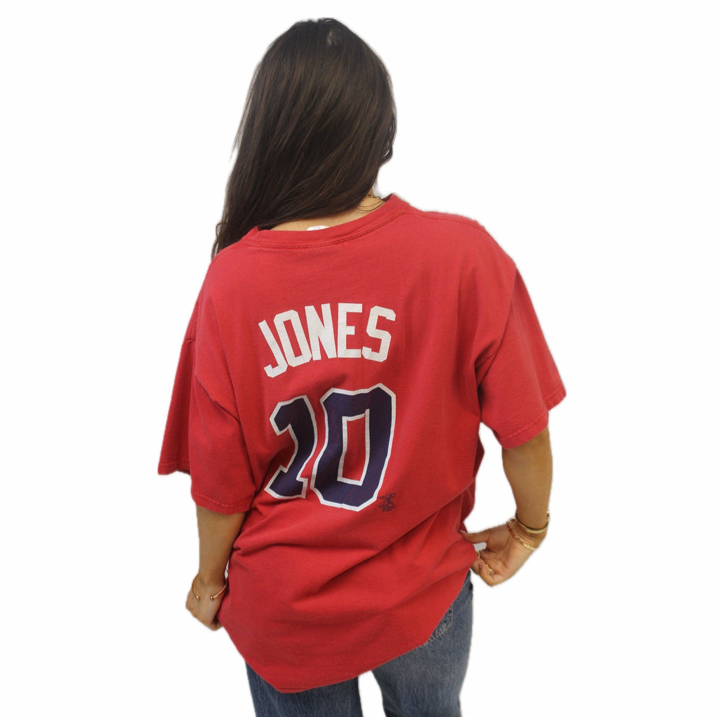 Atlanta Braves Red Chipper Jones Tee