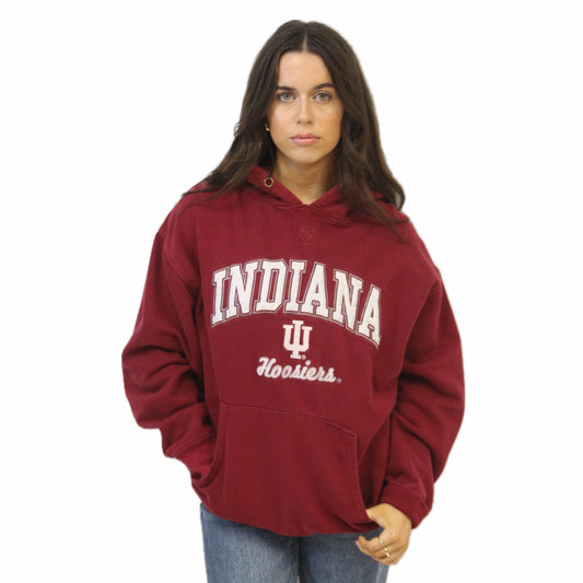 Indiana Vintage Crimson Hoodie