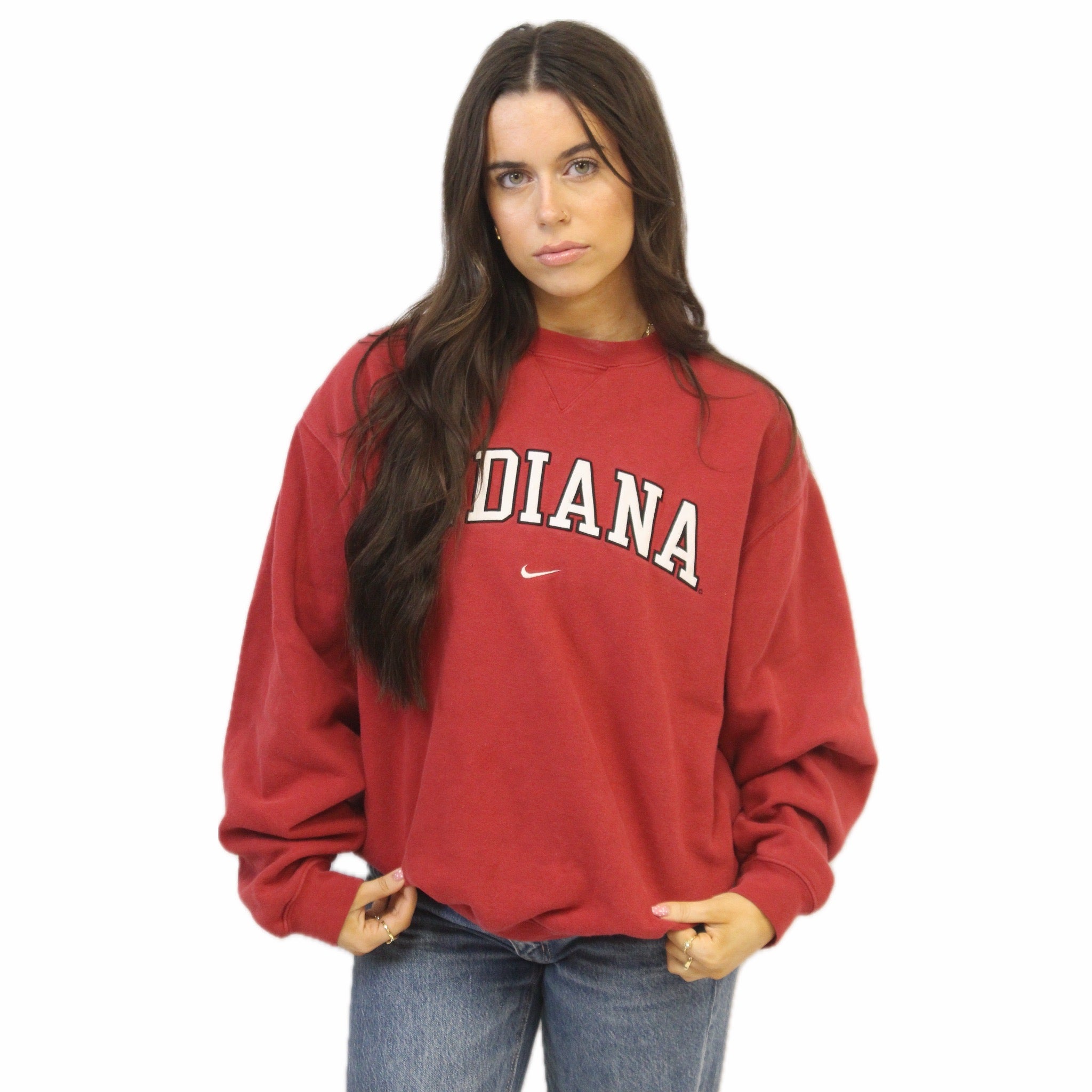 Indiana Vintage Nike Center Swoosh Crewneck