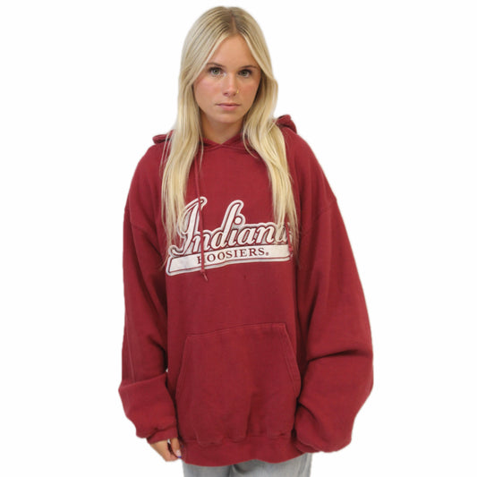 Indiana Vintage Embroidered Script Hoodie