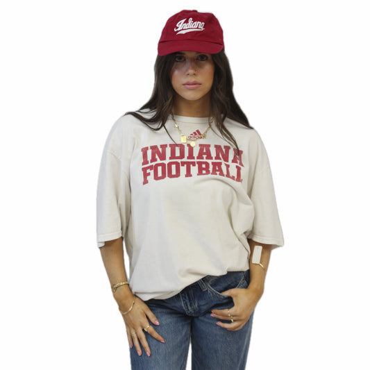Indiana Football Adidas Tee