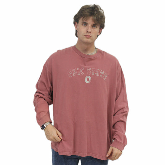 Ohio State Vintage Faded LS