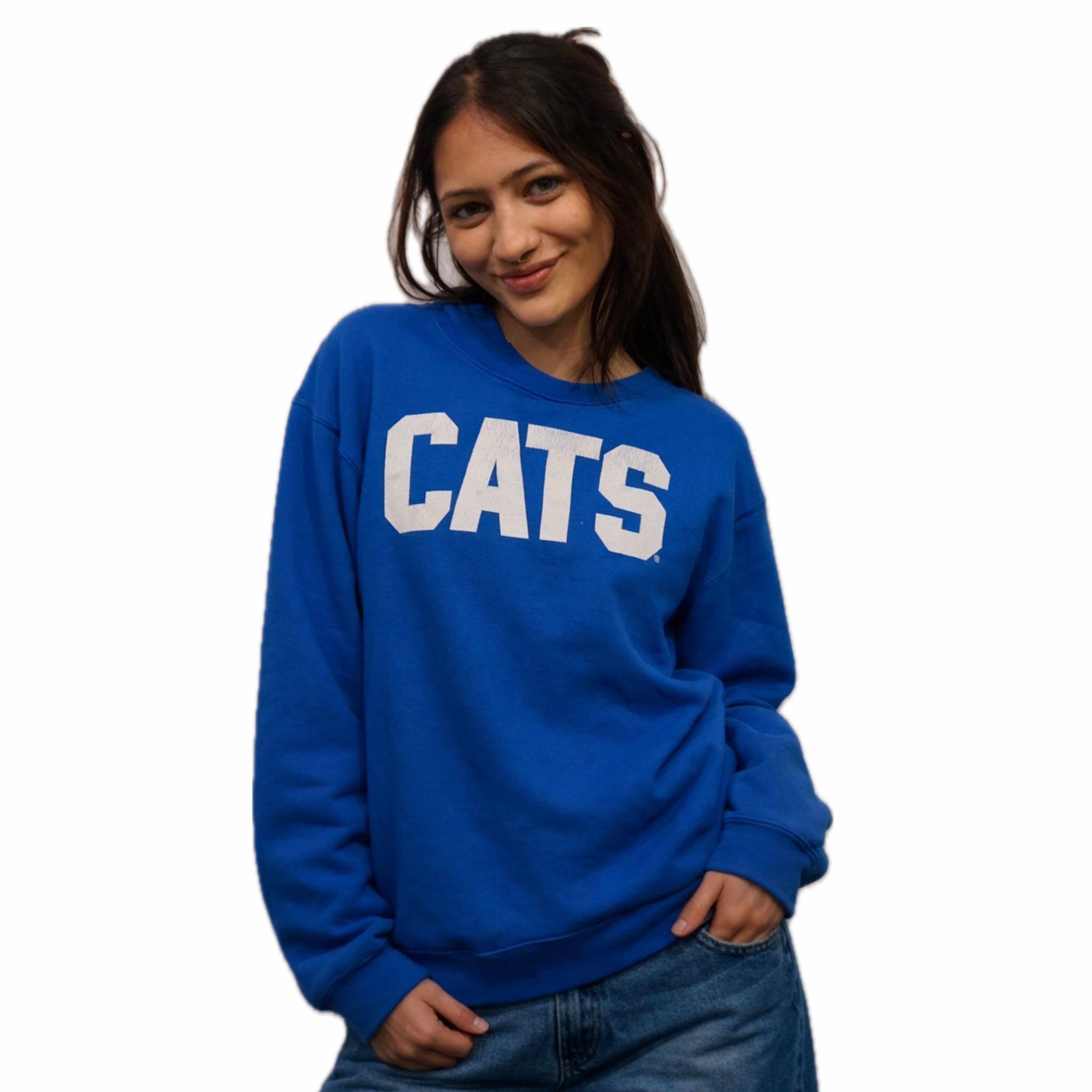 Kentucky Wildcats Blue CATS Crewneck