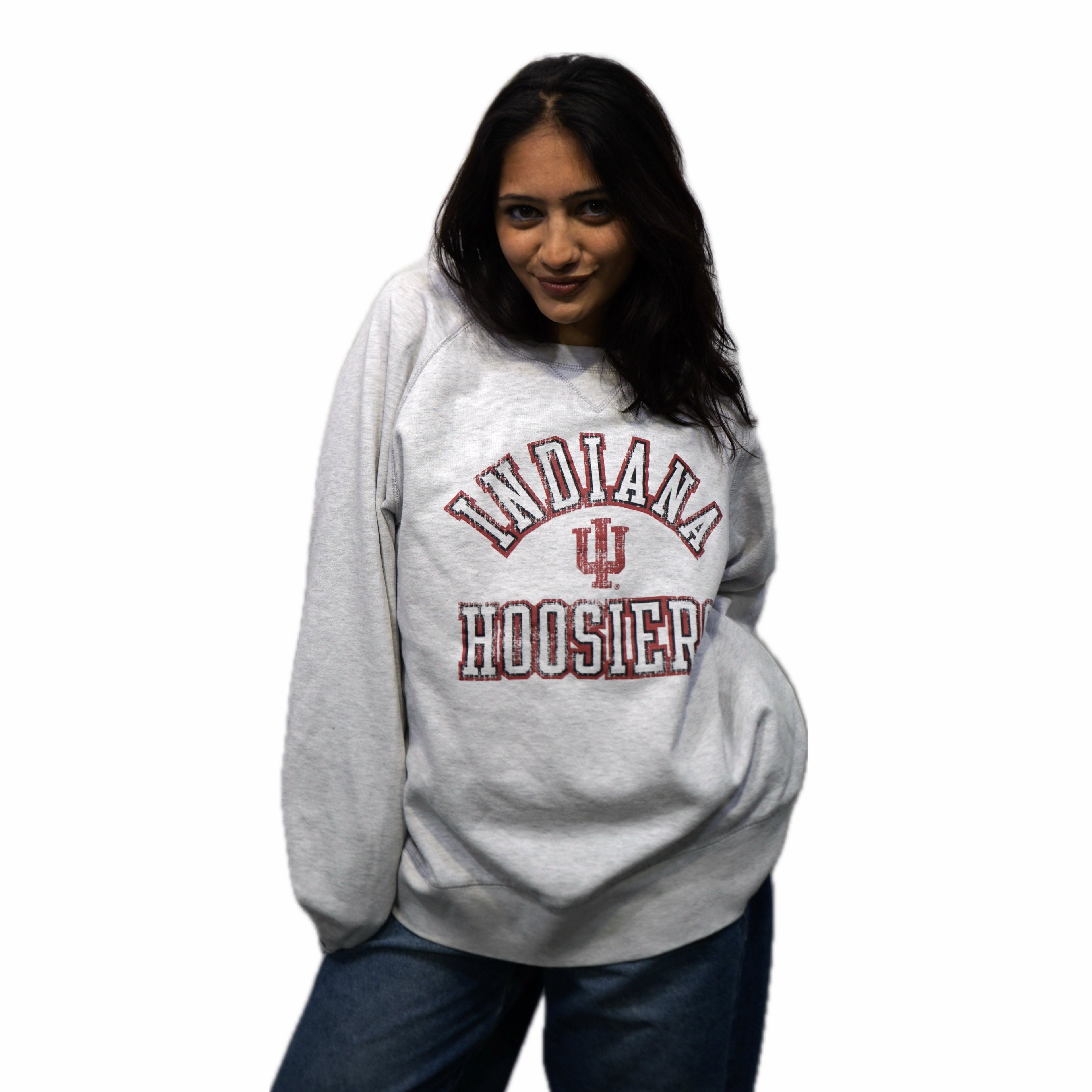 Indiana Hoosiers Gray Crewneck