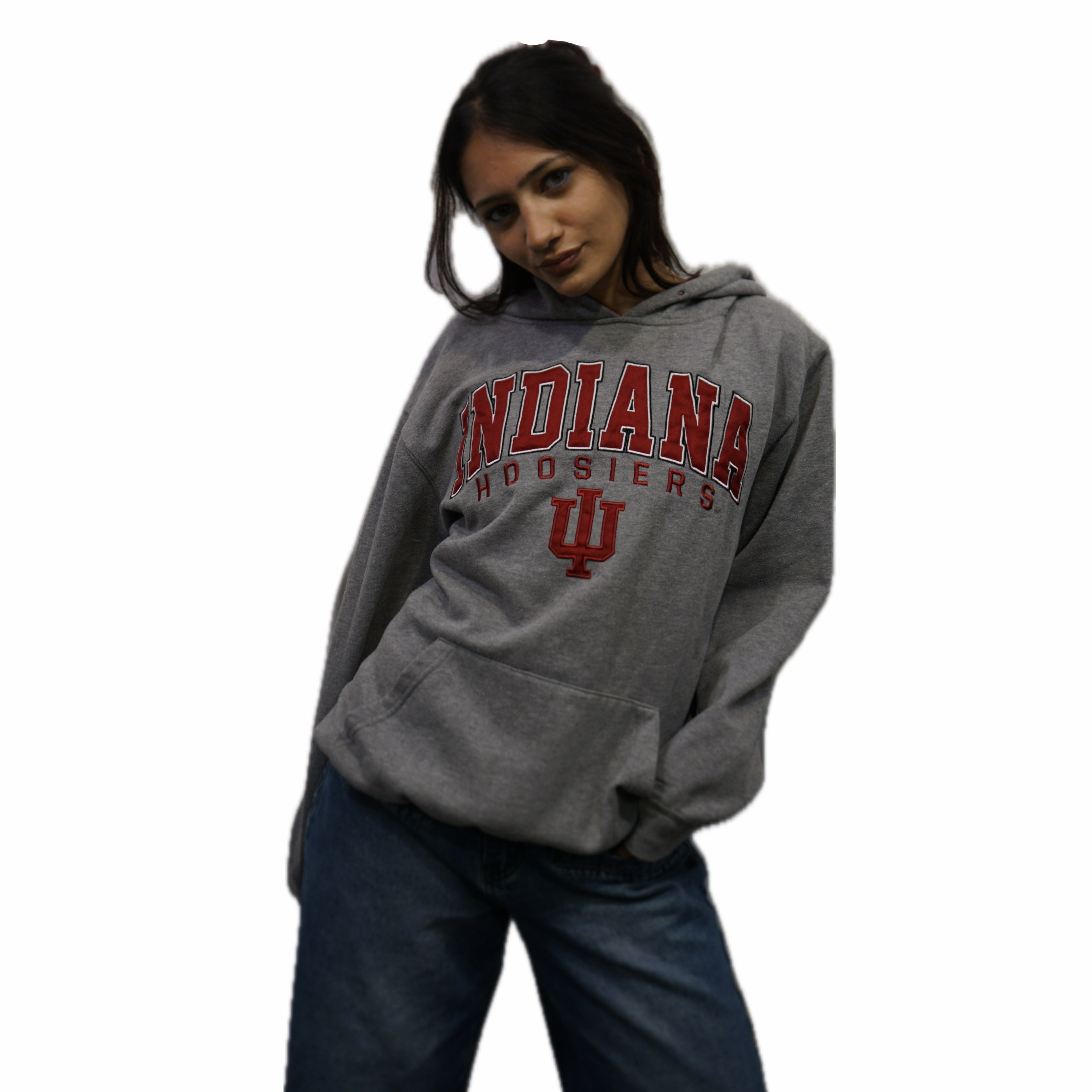 Indiana Hoosiers Gray Hoodie