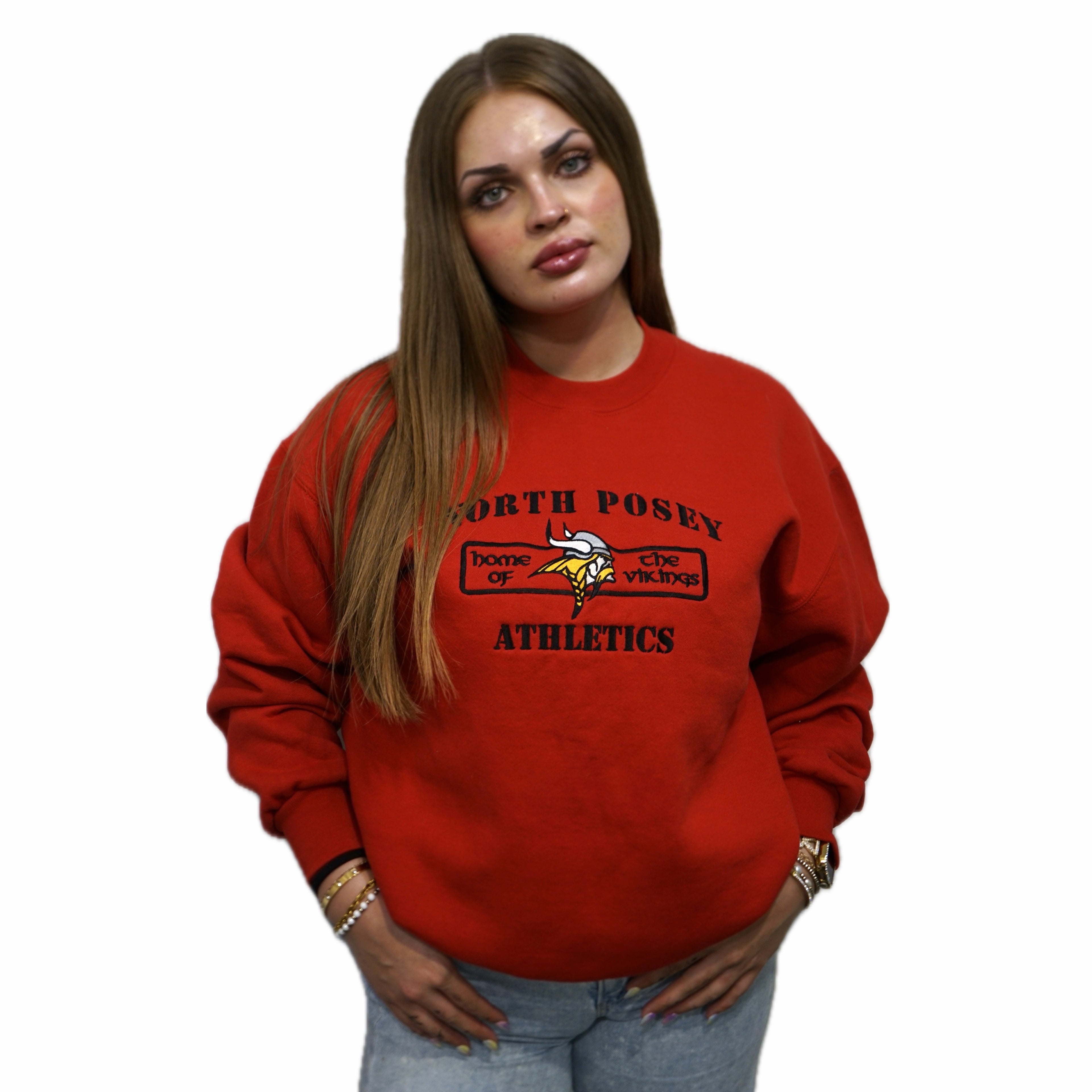 North Posey Vikings 90s Crewneck
