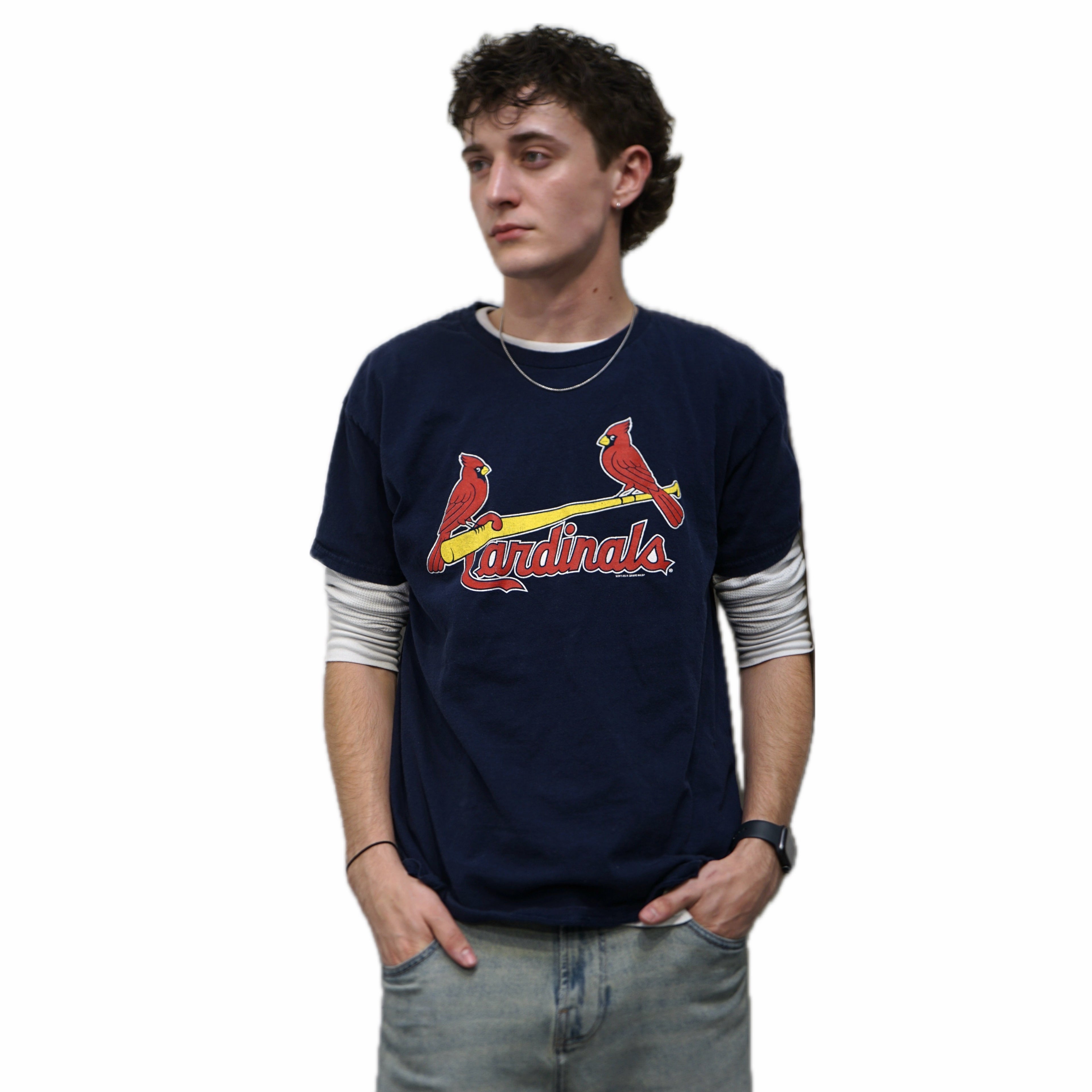 St. Louis Cardinals Navy Tee