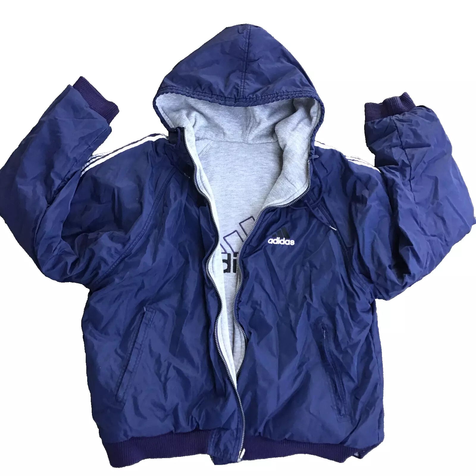 Adidas Vintage Reversible Zip-Up Jacket