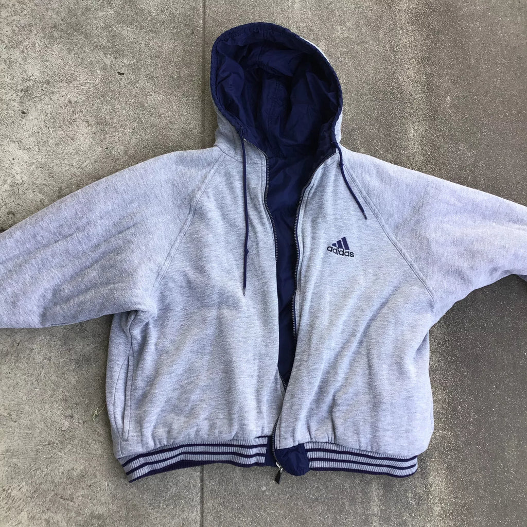 Adidas Vintage Reversible Zip-Up Jacket